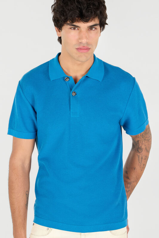 RC Man Cotton Polo Azul UMM640-MG005