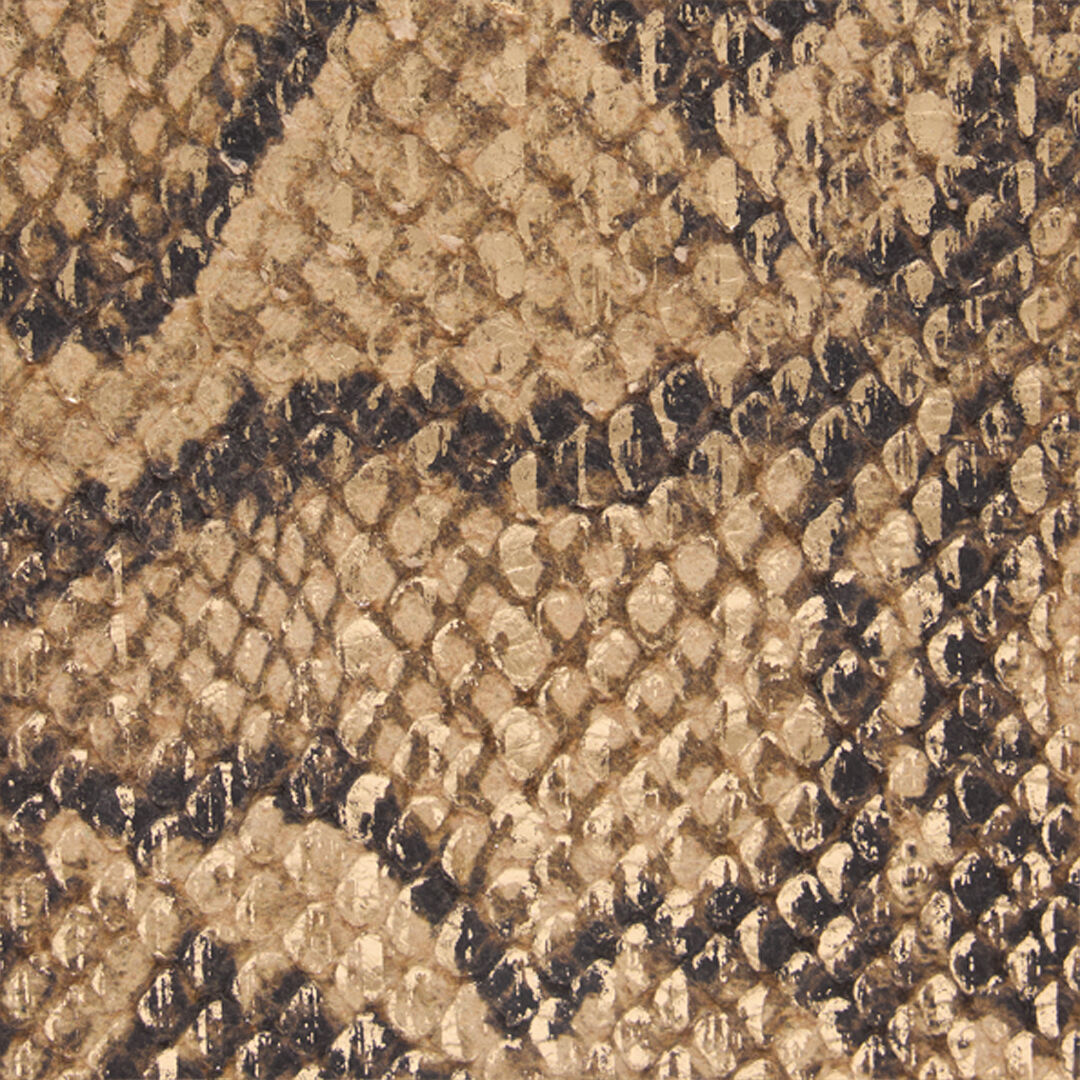 RC Tasche mit goldenem Python-Muster und Schlangenmotiv GOLD WWB001-PZS01