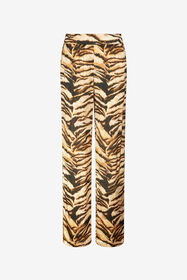 ${brand} High-waisted tiger-print trousers ${colorDescription} ${masterID}