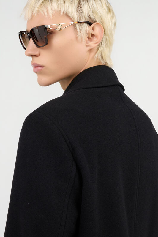 RC Peacoat Doppio Petto in Lana Nero RC Peacoat Doppio Petto in Lana Nero BLACK ROT40M-FE032