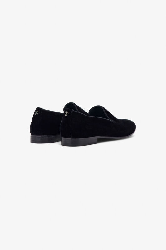 RC Loafers with Logo Black TRS016-VLT01