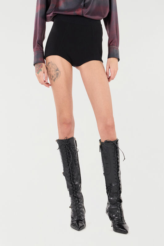 RC High-Waisted Shorts RC High-Waisted Shorts Black VKM202-MAC01