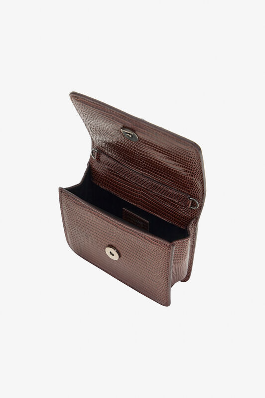 RC Borsa a spalla Roar piccola con tigri gioiello Marrone QKB025-PZ162