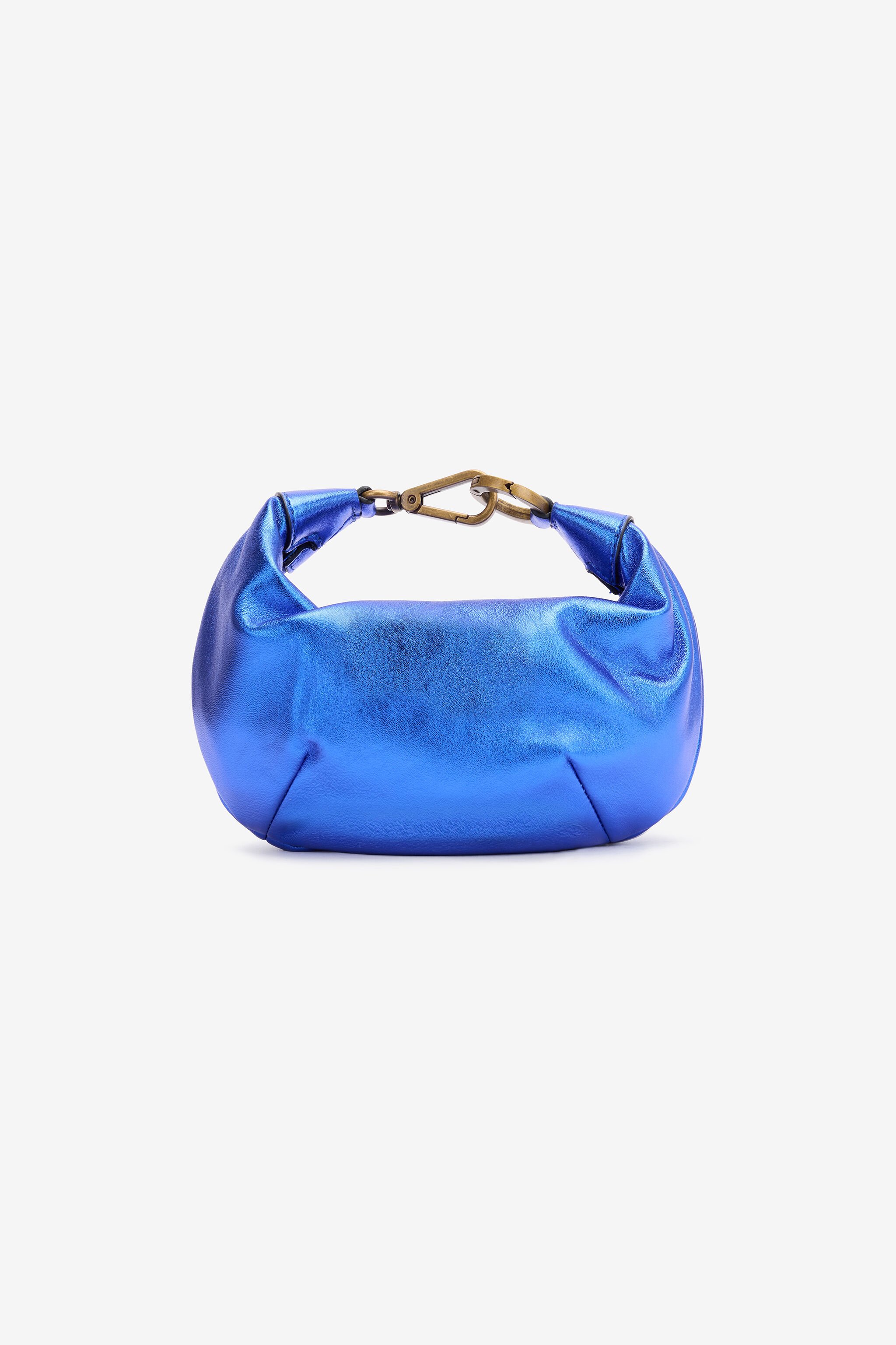 RC Hobo Bag with Mirror Snake Monogram BLUE POB00A-PZ296