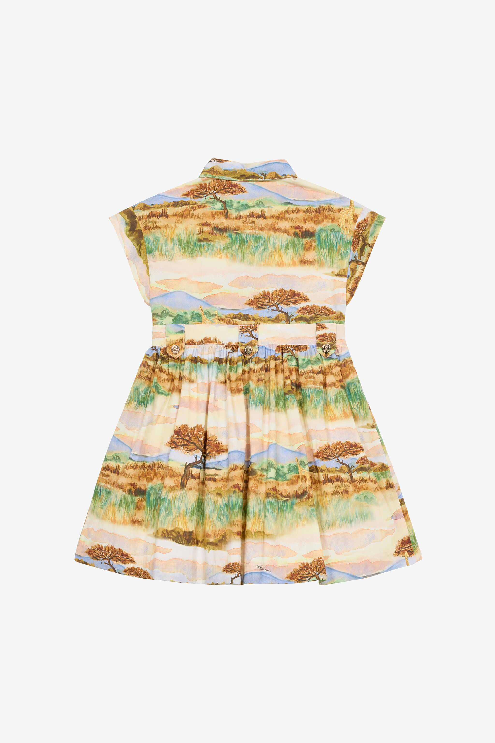JU Abito Con Stampa Safari Marrone chiaro UJT10F-7MO40