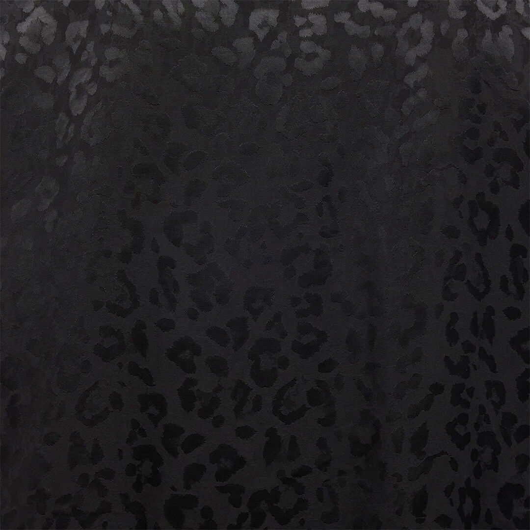 JC Sleeveless Top With Jaguar Skin Design Black UFT153-UF219