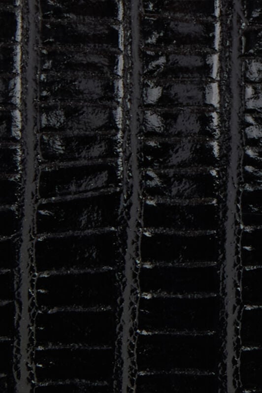 RC Cintura Nera In Pelle Con Fibbia Serpente BLACK WKC001-PZ119