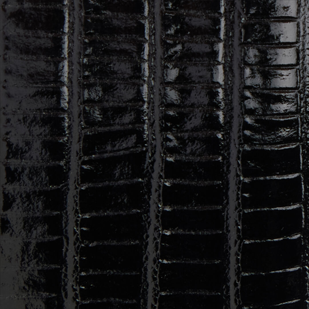 RC Cintura Nera In Pelle Con Fibbia Serpente BLACK WKC001-PZ119