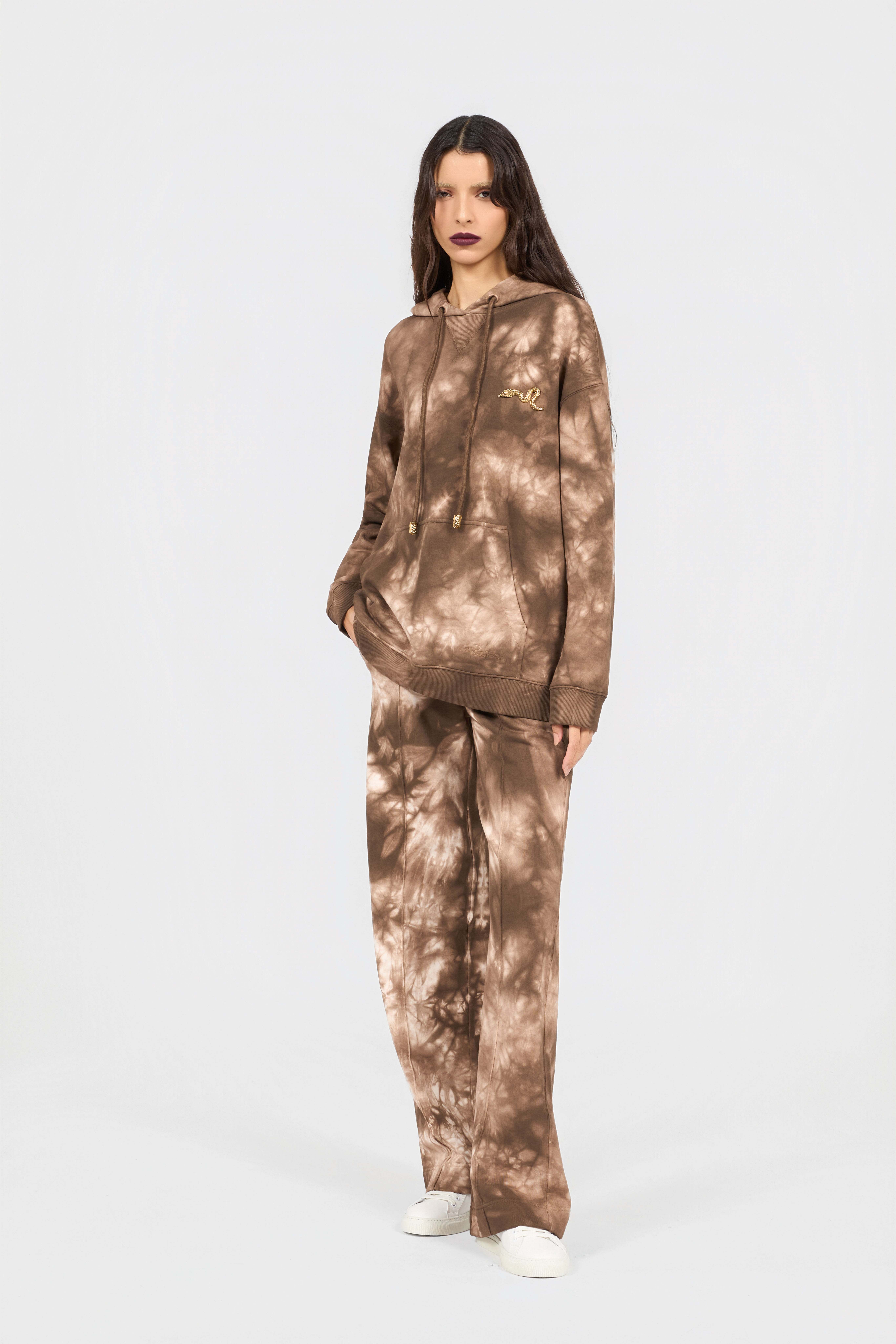 RC Sweatshirt with Tie Dye NATURAL XQT67C-CF026