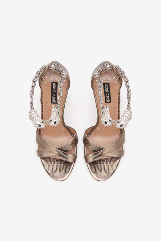 RC Roar Silver Leather Sandals SILVER SKS132-PZS14