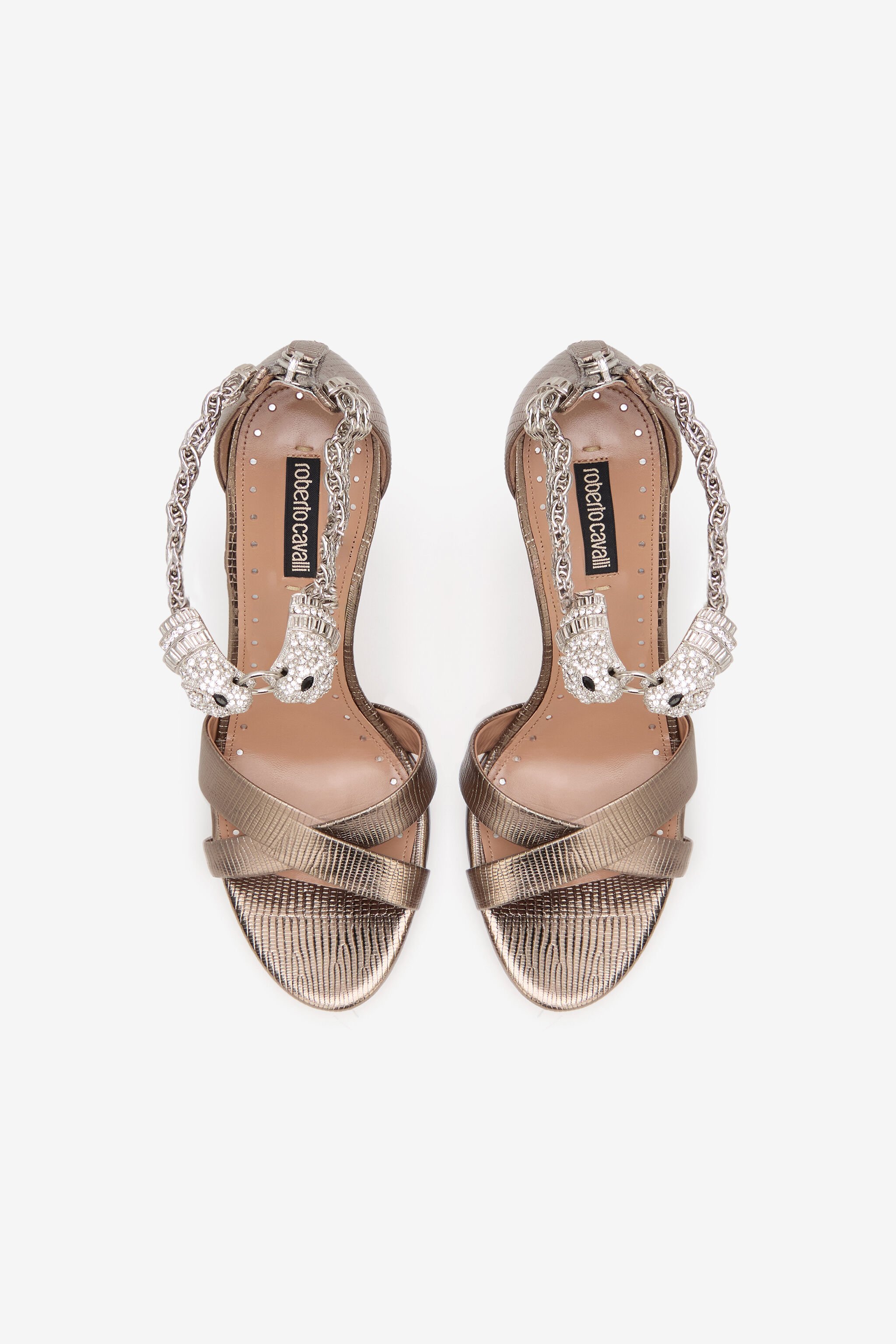 RC Roar Silver Leather Sandals SILVER SKS132-PZS14