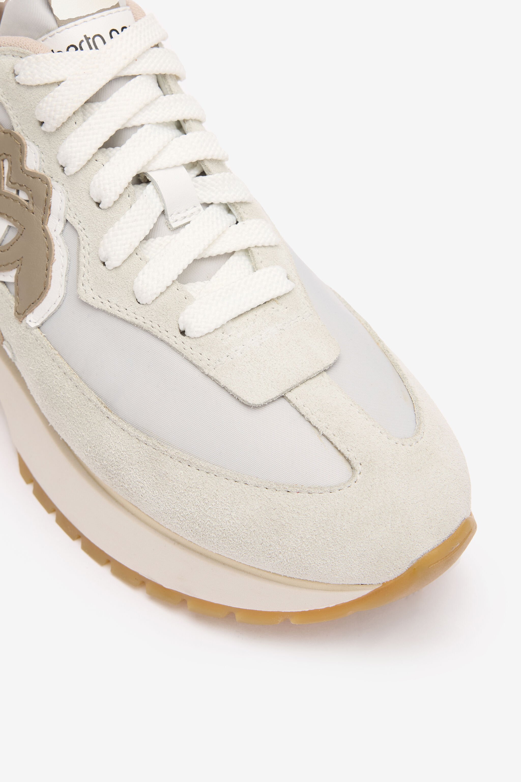 RC Sneakers Avec Dos Contrastant Et Monogramme Mirror Snake Blanc UKS032-PZM01