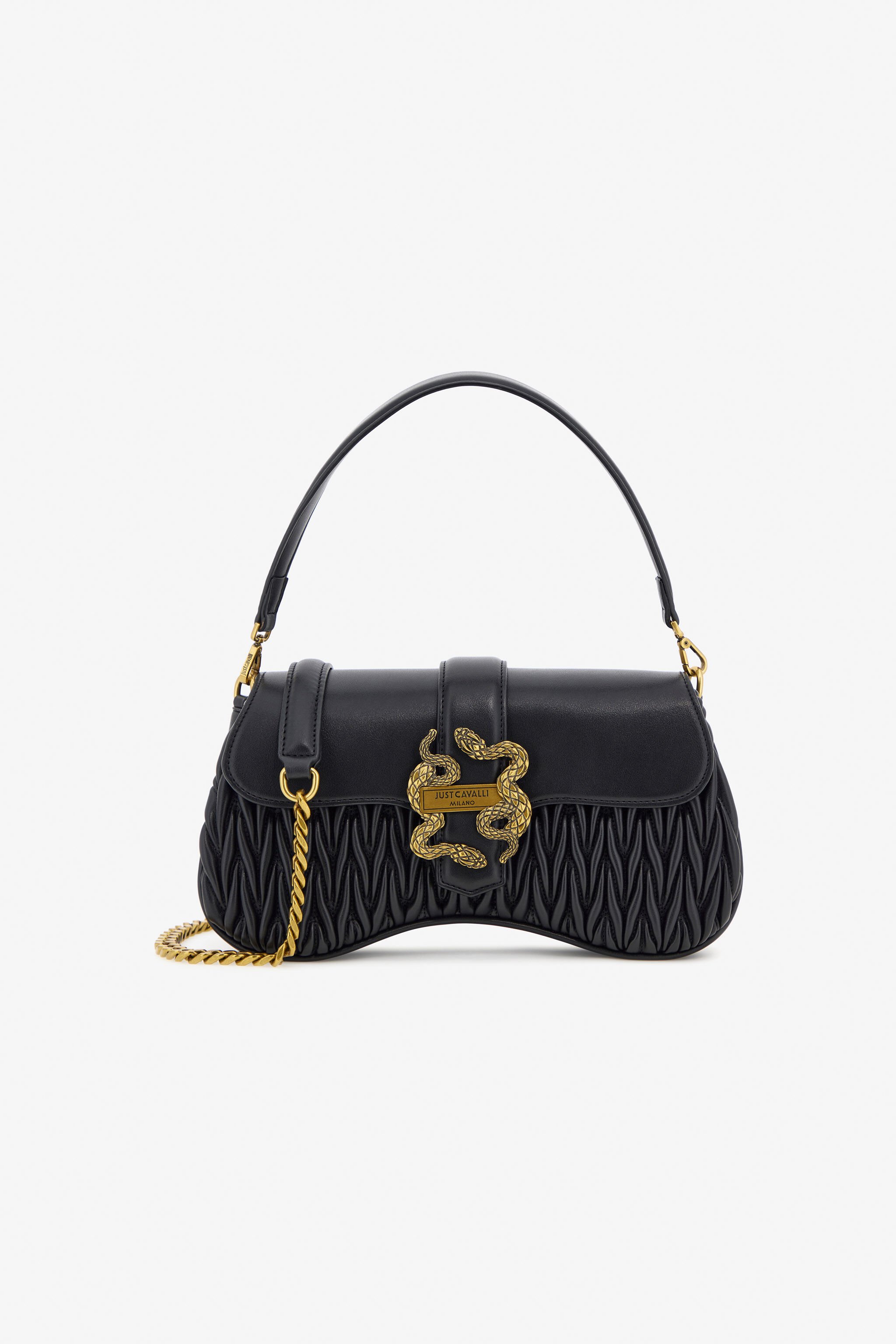 JC Just Cavalli Shoulder Bag Black TFB032-TF397