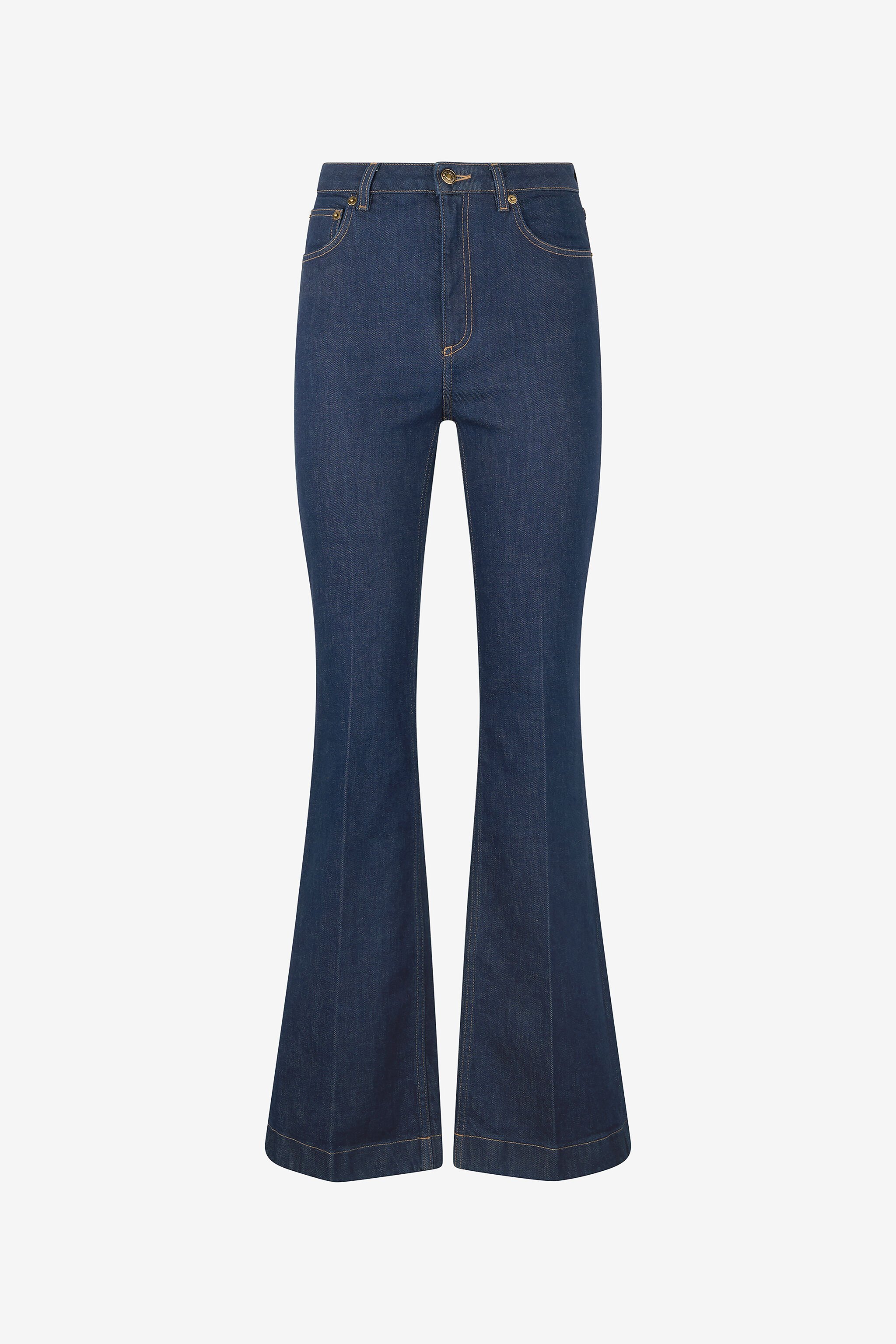 RC Five-Pocket Flared Jeans Dark blue UKJ221-DS005