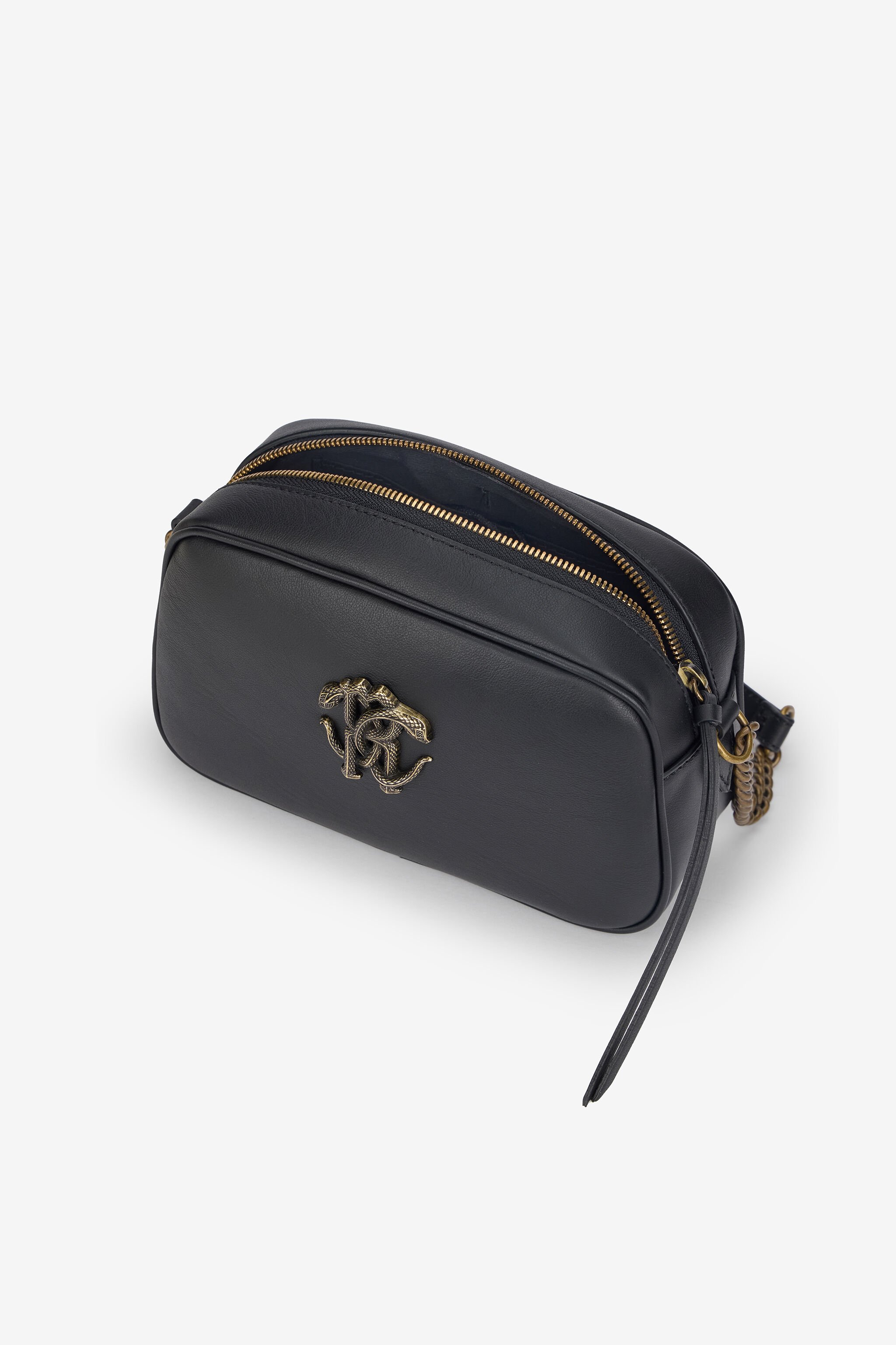 RC Camera Bag With Mirror Snake Monogram Black POB00B-PZ796