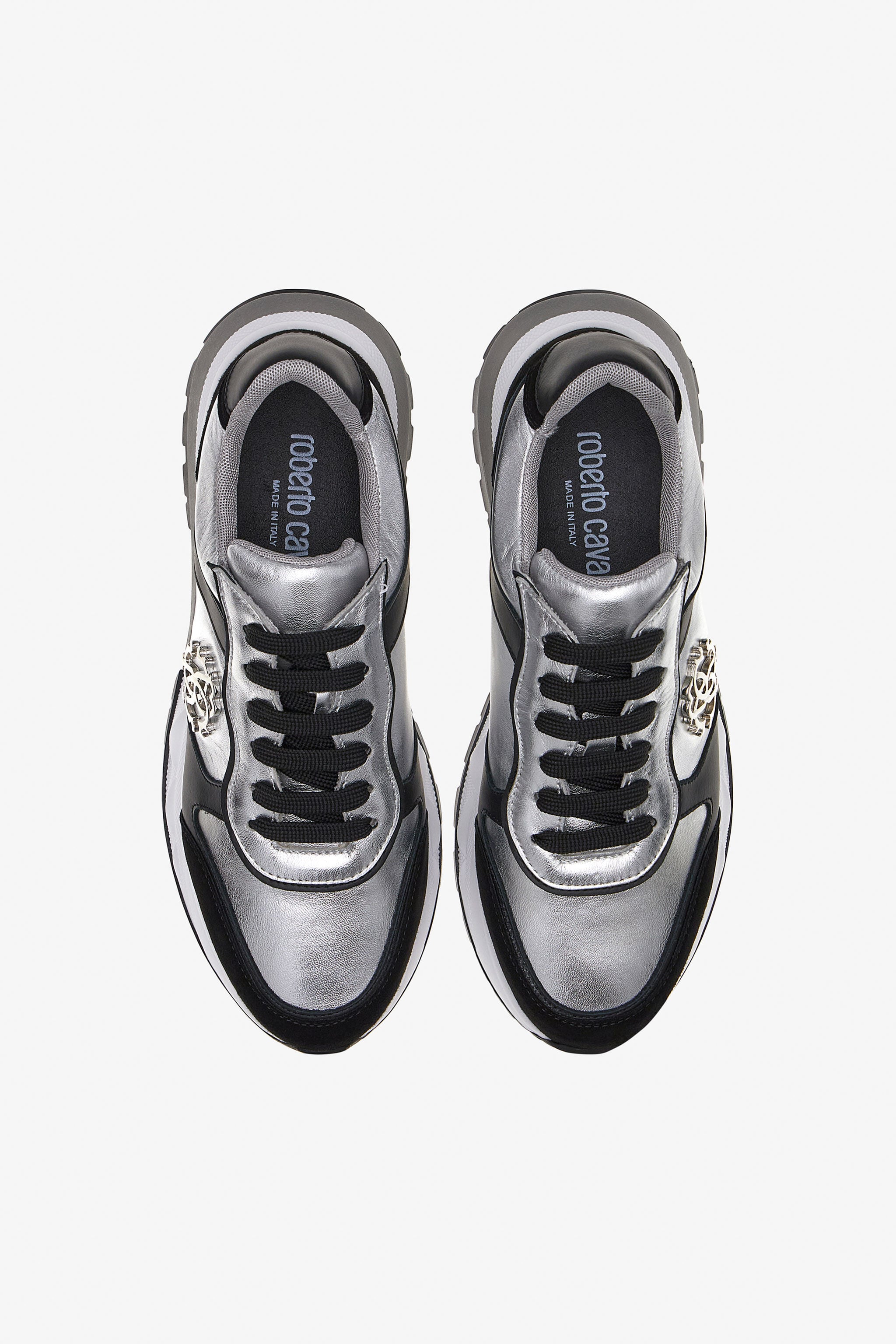 RC RC logo sneakers RC RC logo sneakers Schwarz/Silber NOS00D-PNO01
