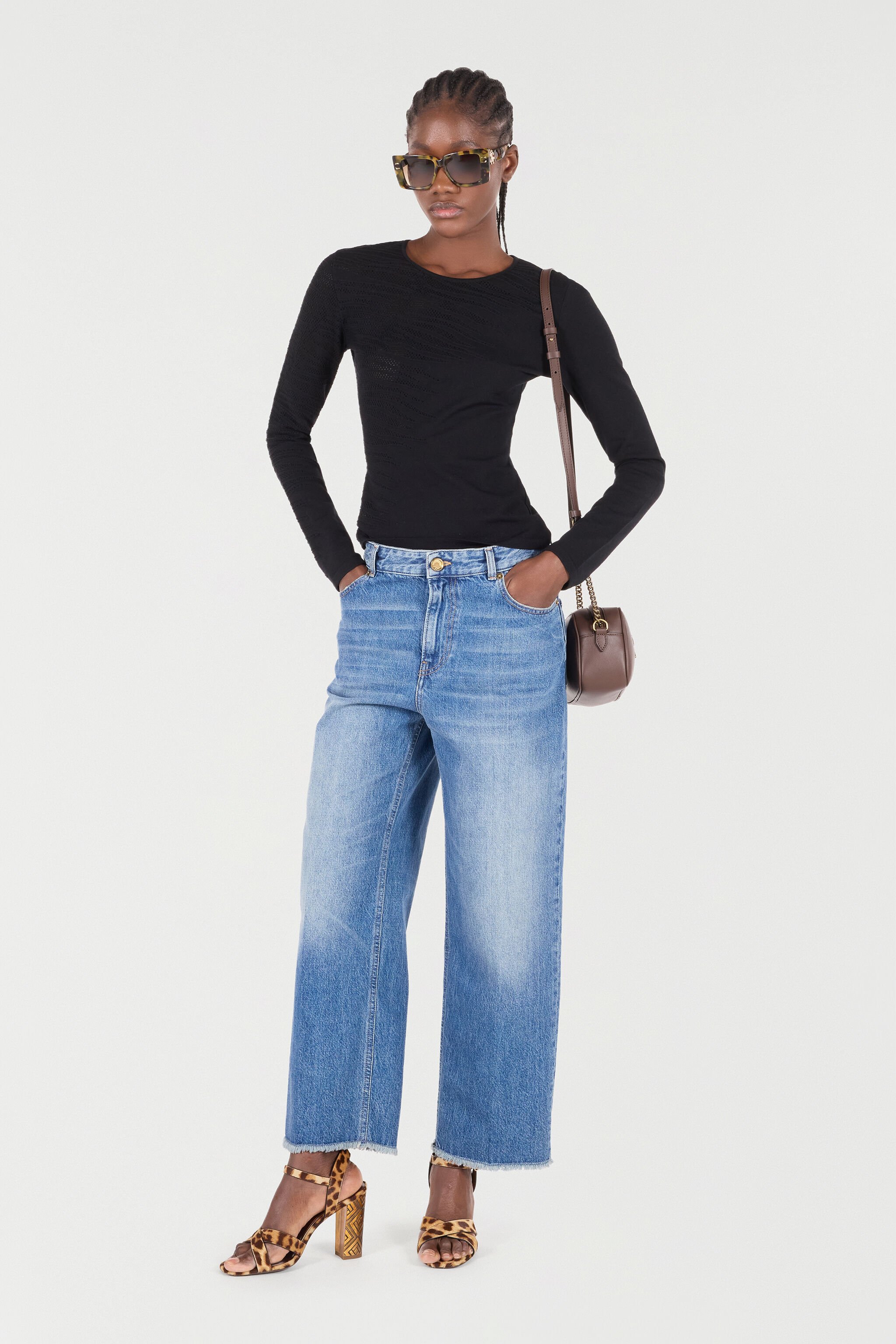 RC Jeans With Mirror Snake Monogram BLU SCURO 193921 UKJ206-VT008