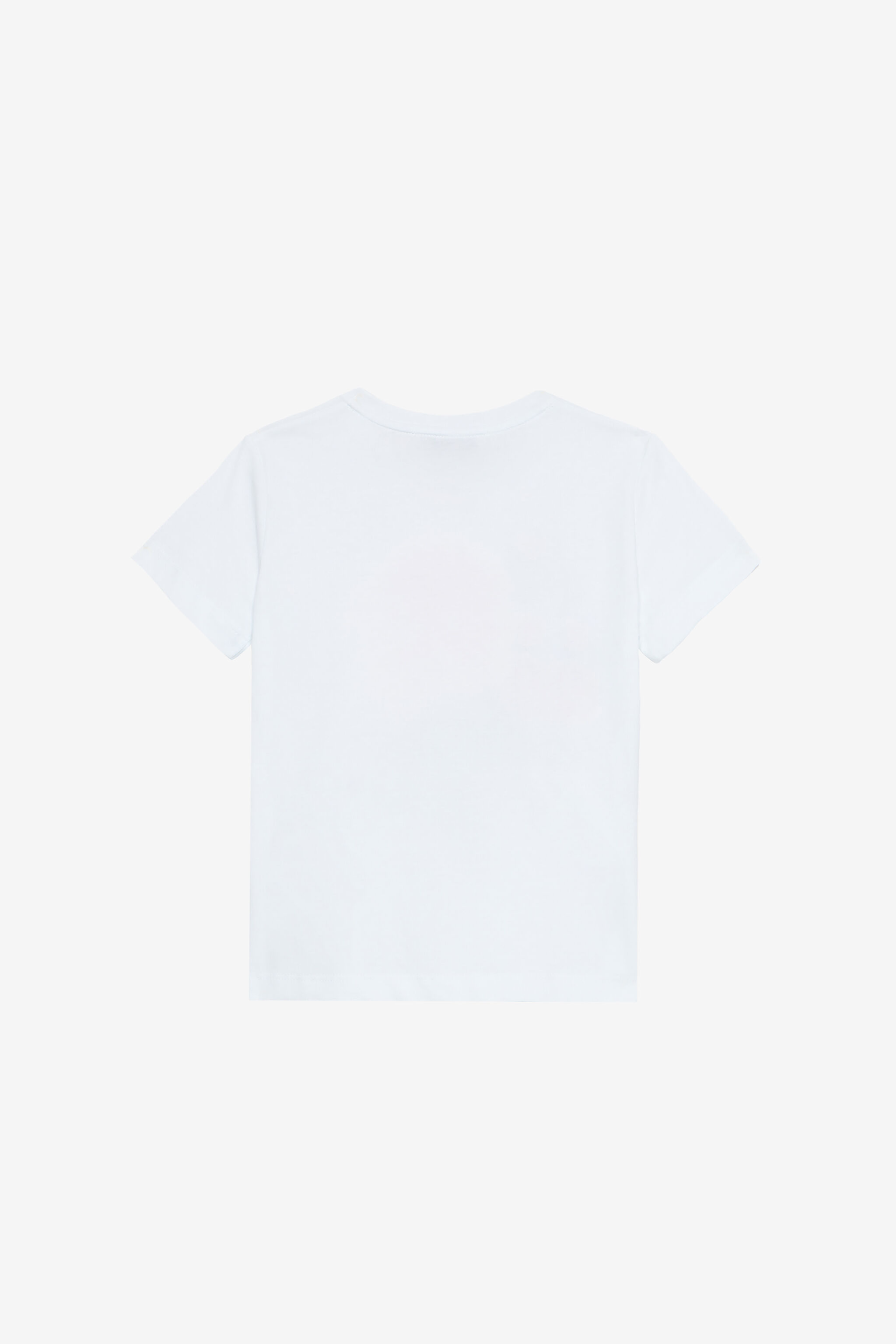 JU T-Shirt With Rose And Logo Print White UJT62A-JD001