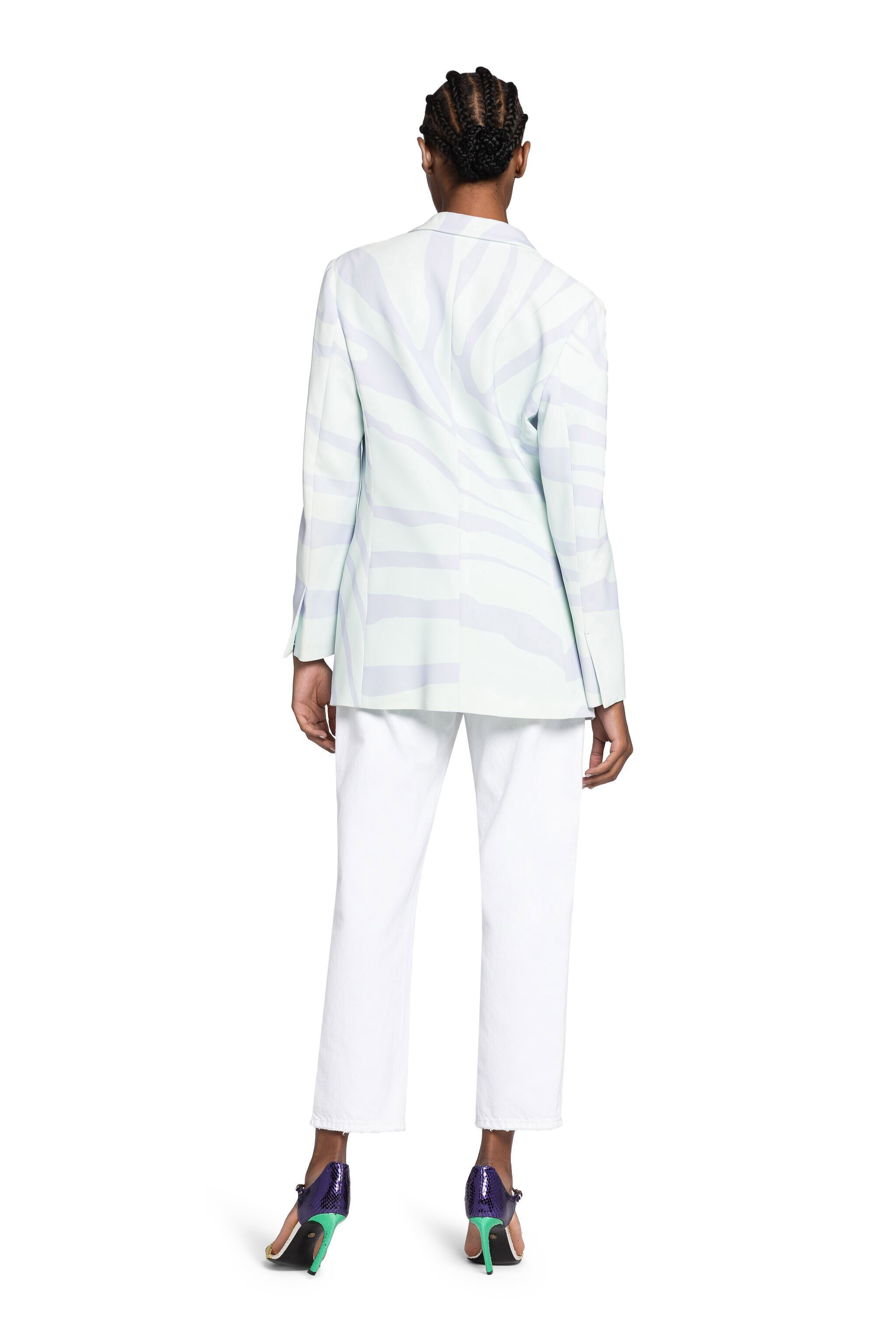 RC Zebra-Print Blazer LILAC GWT407-ORL60