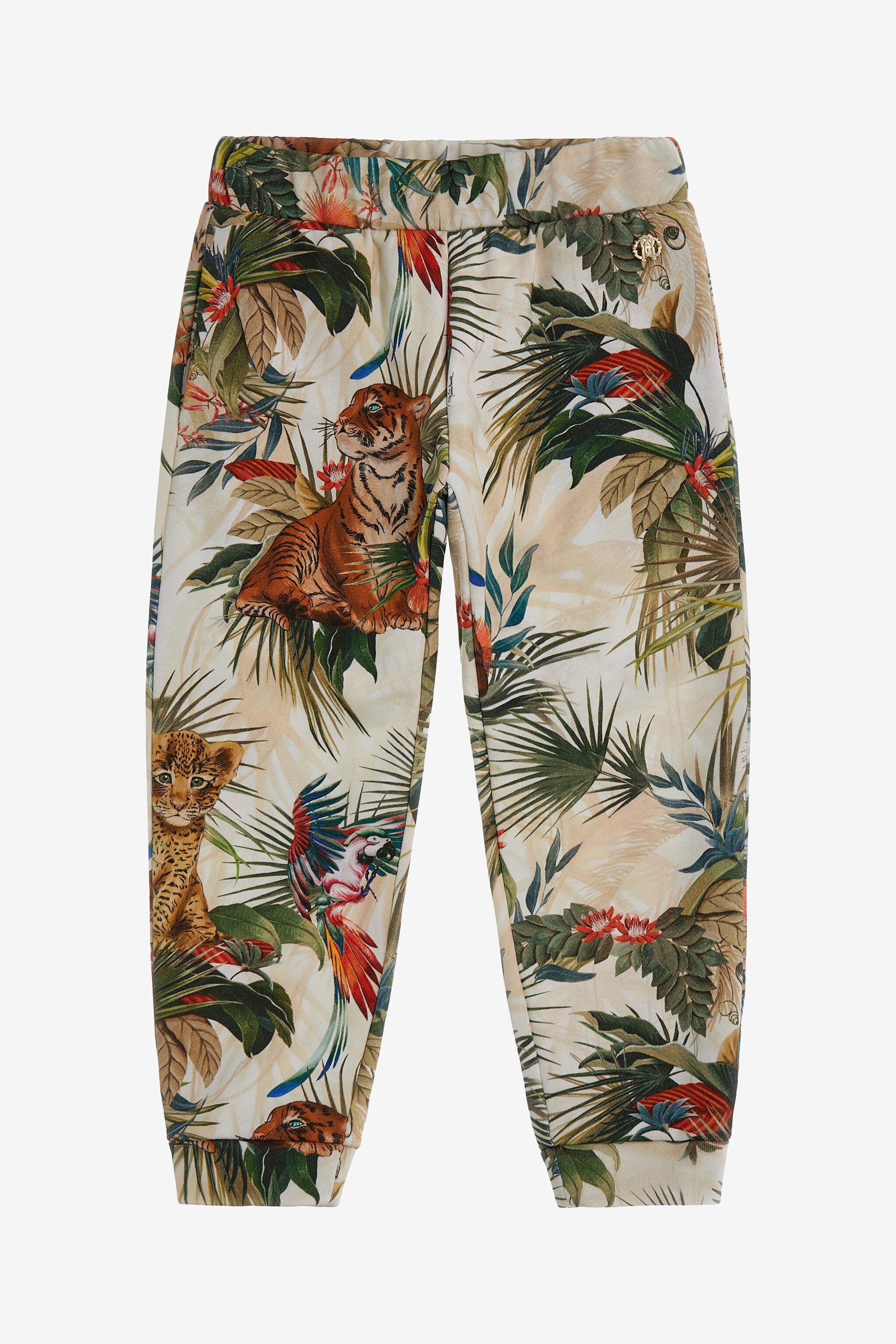 JU Jungle Skin print pants Grün SJT250-5OI96