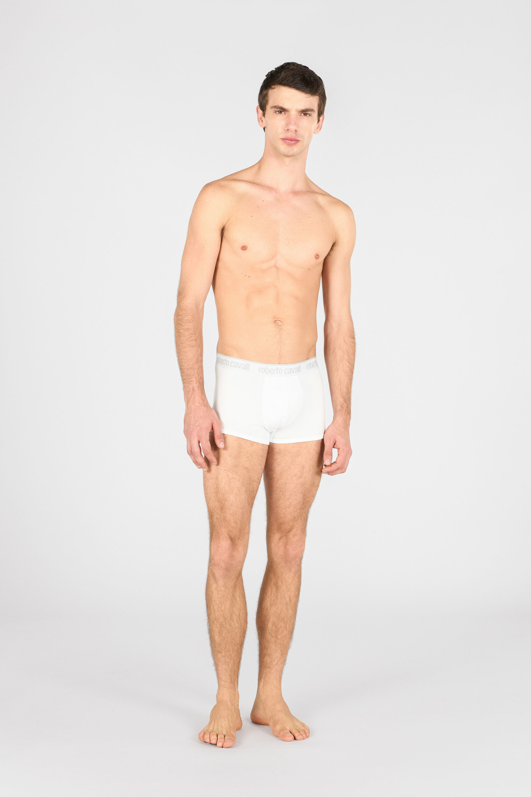 RC Set Aus Zwei Boxershorts Mit Logoband Weiß TRO20B-JJ016
