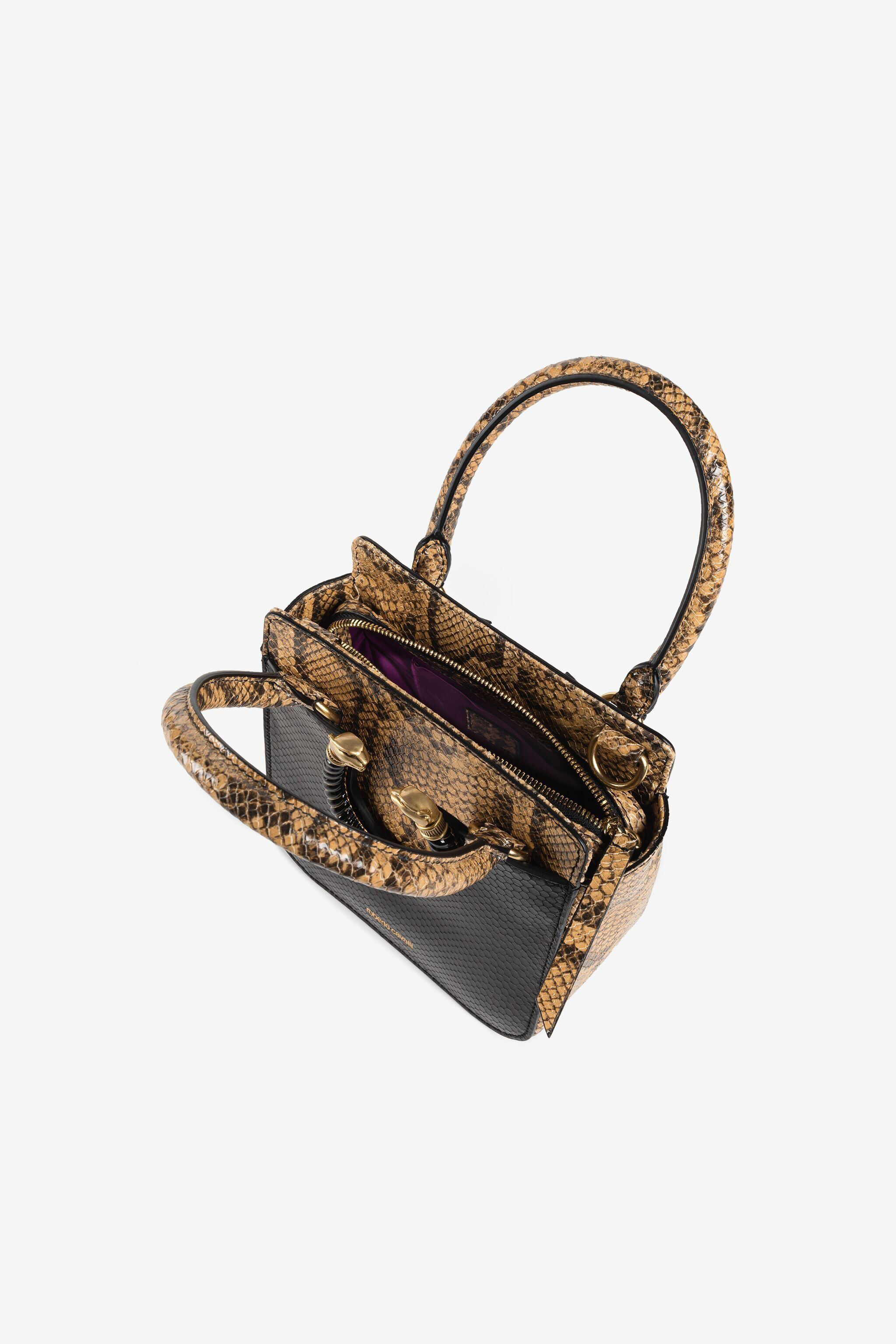 RC Snakeskin-effect tote bag NOCCIOLA QKB005-PZ181
