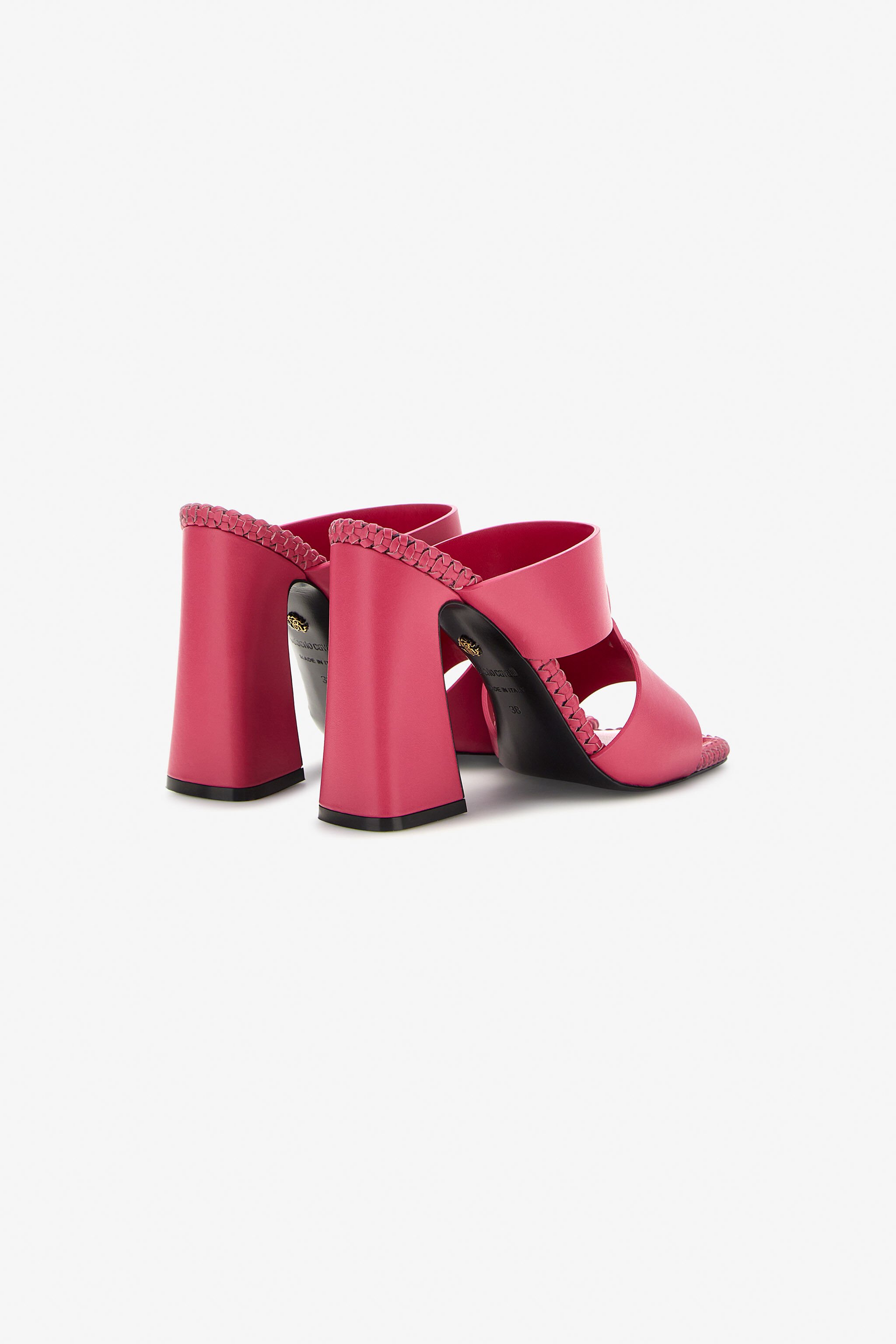 RC Sandals with Monogram Mirror Snake Fucsia SKS004-PZ172