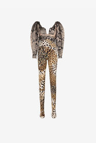${brand} Jumpsuit mit Python und Jaguar-Print ${colorDescription} ${masterID}