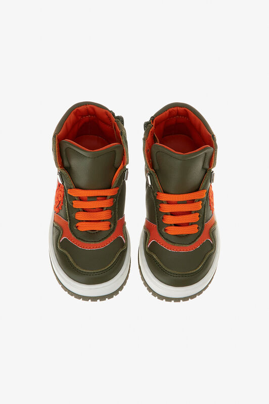 JU Sneaker Vert foncé/Orange RJS00W-PZJ20