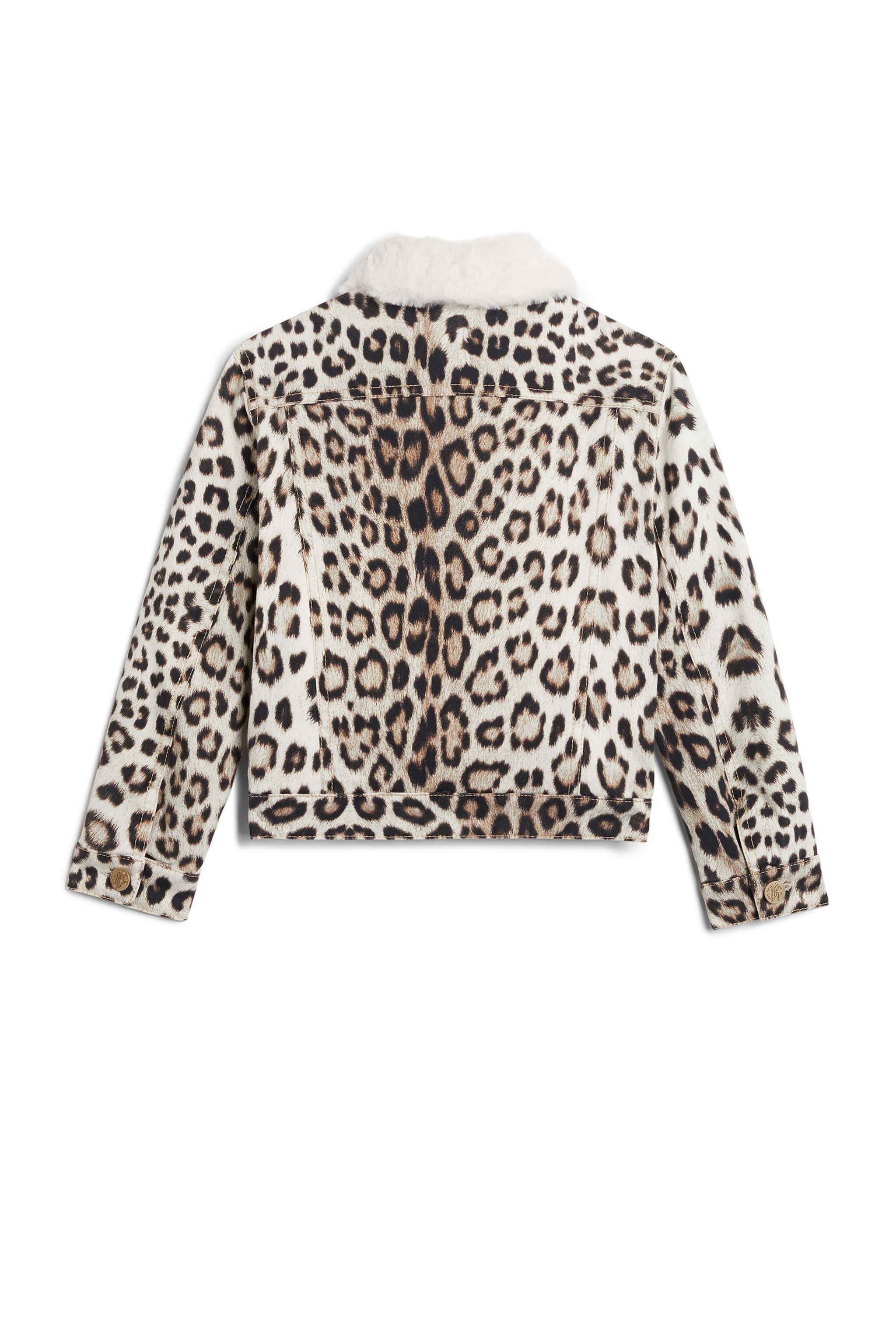 JU Leopard print gabardine jacket BEIGE/MILKY/BLACK JJT407-EDR64