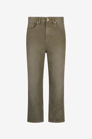 ${brand} Olive Green Cropped Jeans ${colorDescription} ${masterID}