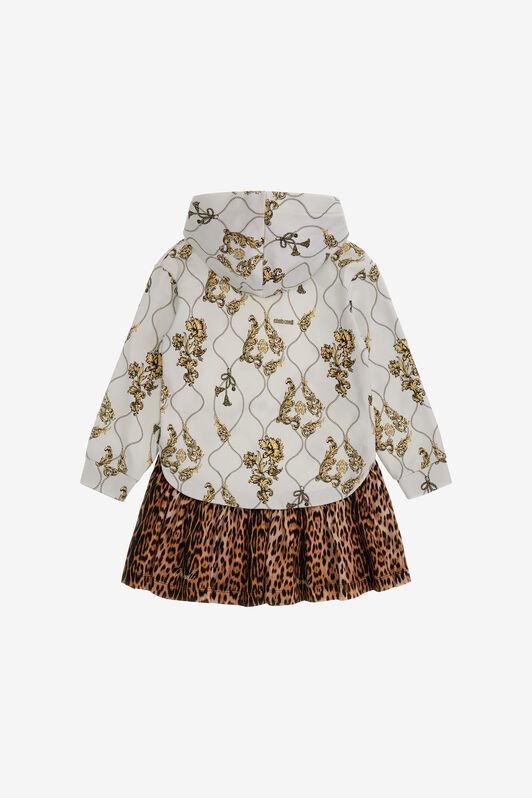 JU Jaguar Skin print dress Light brown SJT121-5OI74