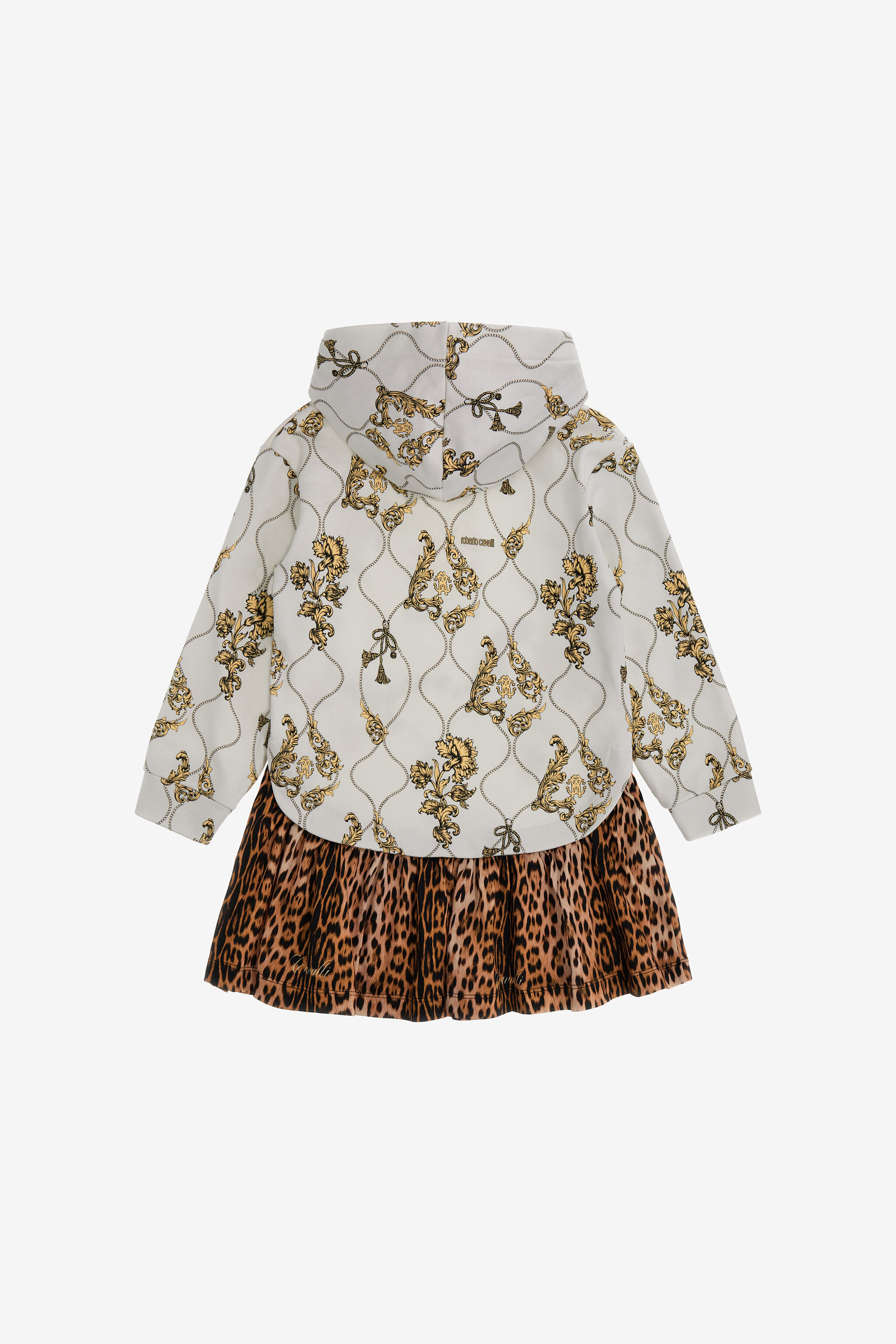 JU Jaguar Skin print dress Light brown SJT121-5OI74