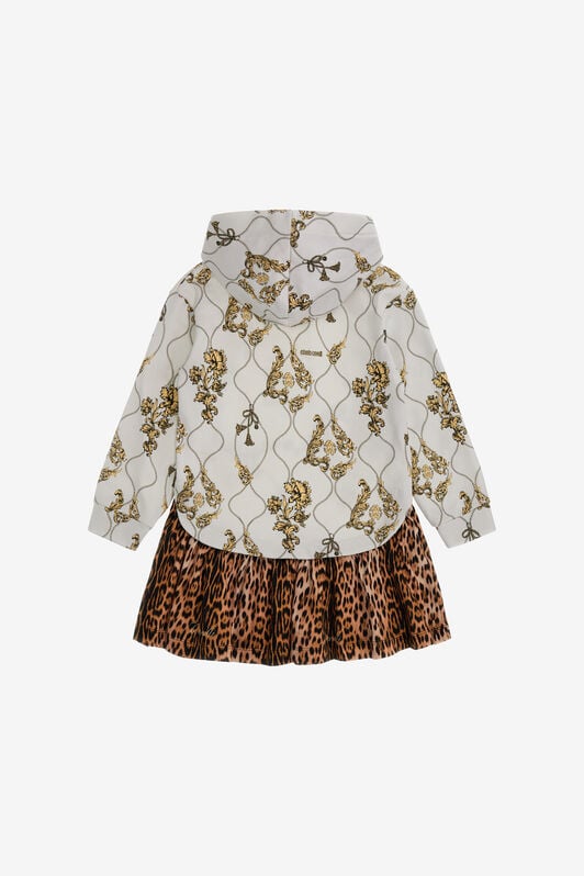 JU Jaguar Skin print dress JU Jaguar Skin print dress Light brown SJT121-5OI74