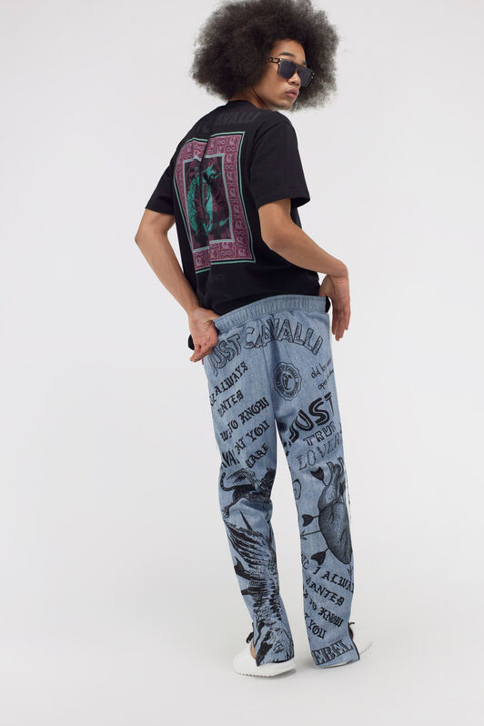 JC Pantaloni Just Cavalli Blu SFT179-SF079