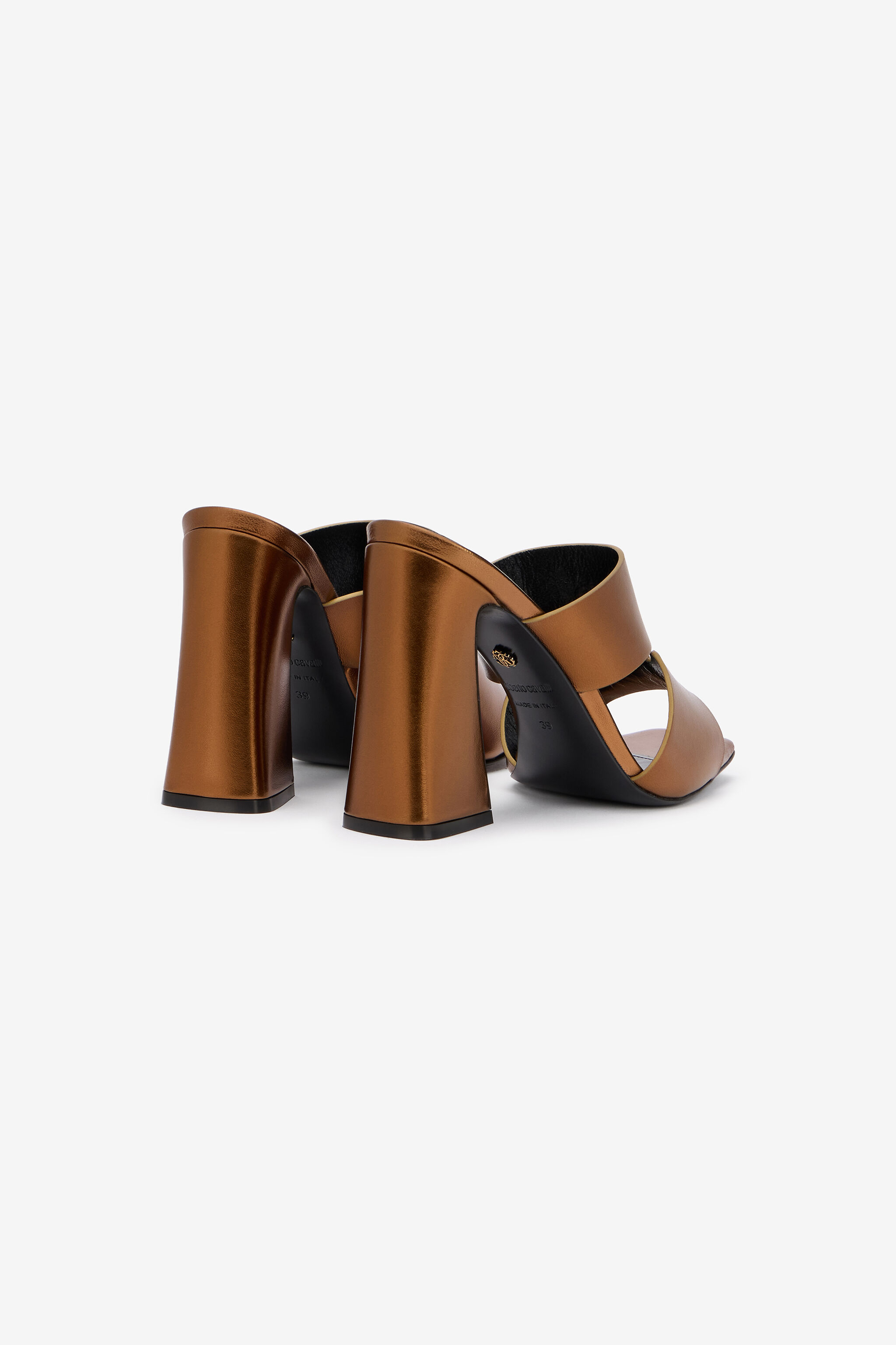 RC Bronze Leather Sandals BRONZO TKS004-PN199
