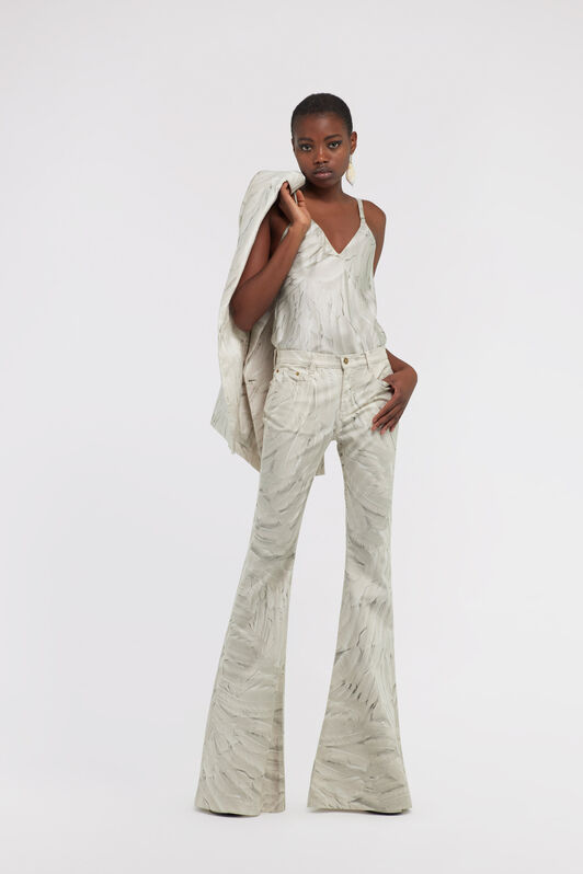 RC Ice Feathers top White SWT606-4QL74