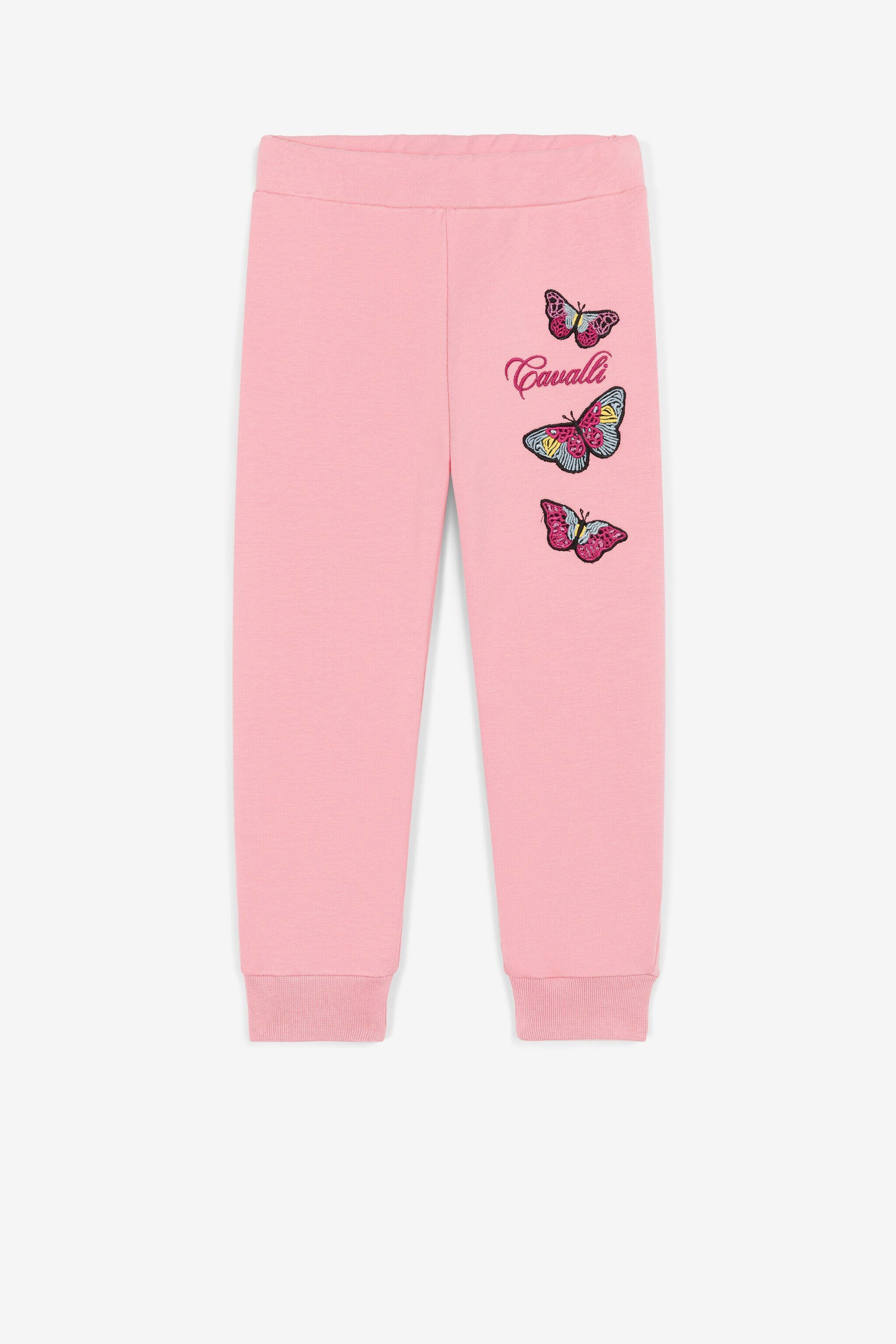 Pink butterfly sweatpants new arrivals