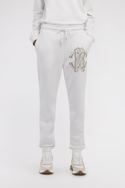 RC Sporty pants with Monogram RC Blanc NOT22A-CF052