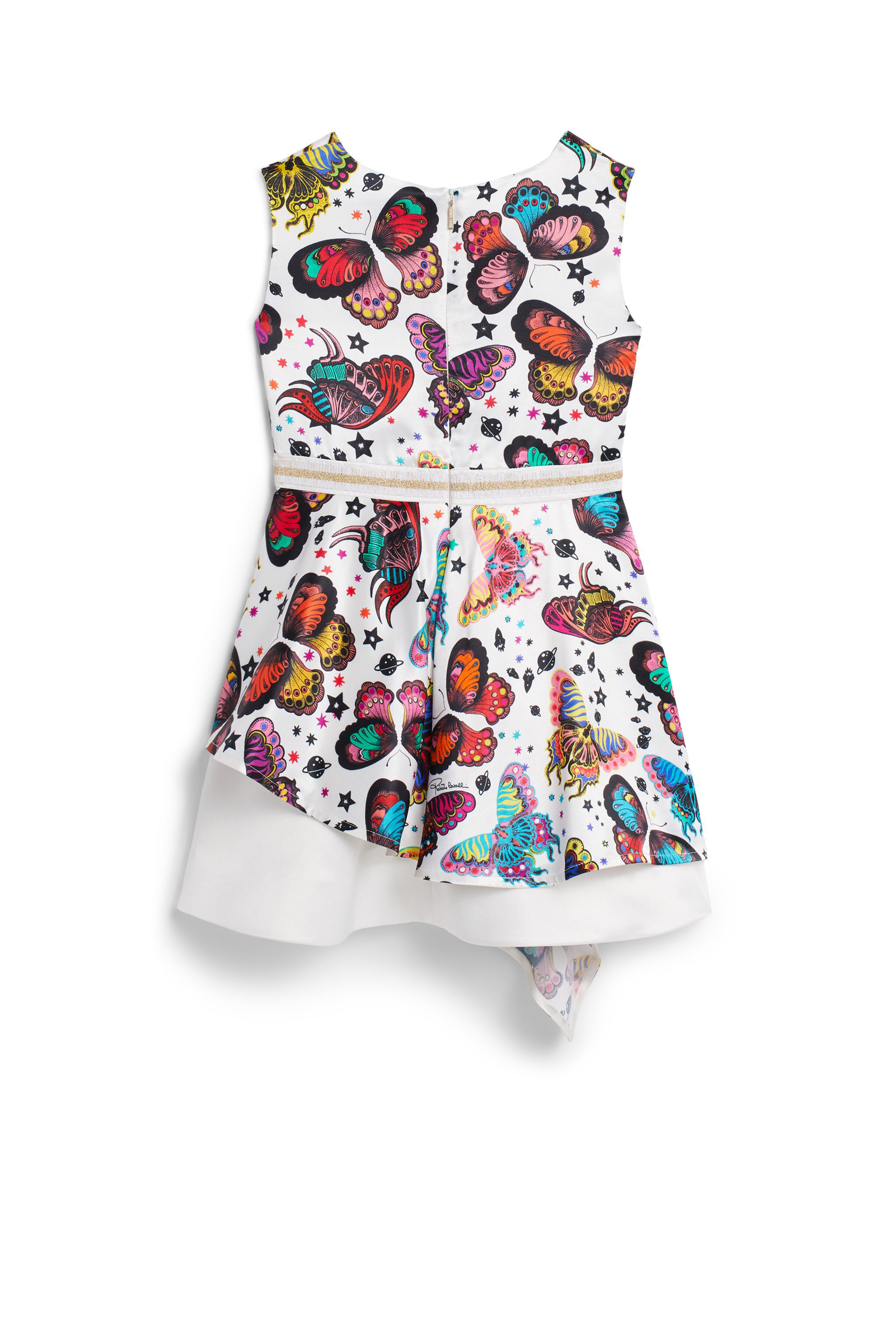 JU Space Butterfly print dress MILKY/MULTICOLOR IJT130-XOQ86
