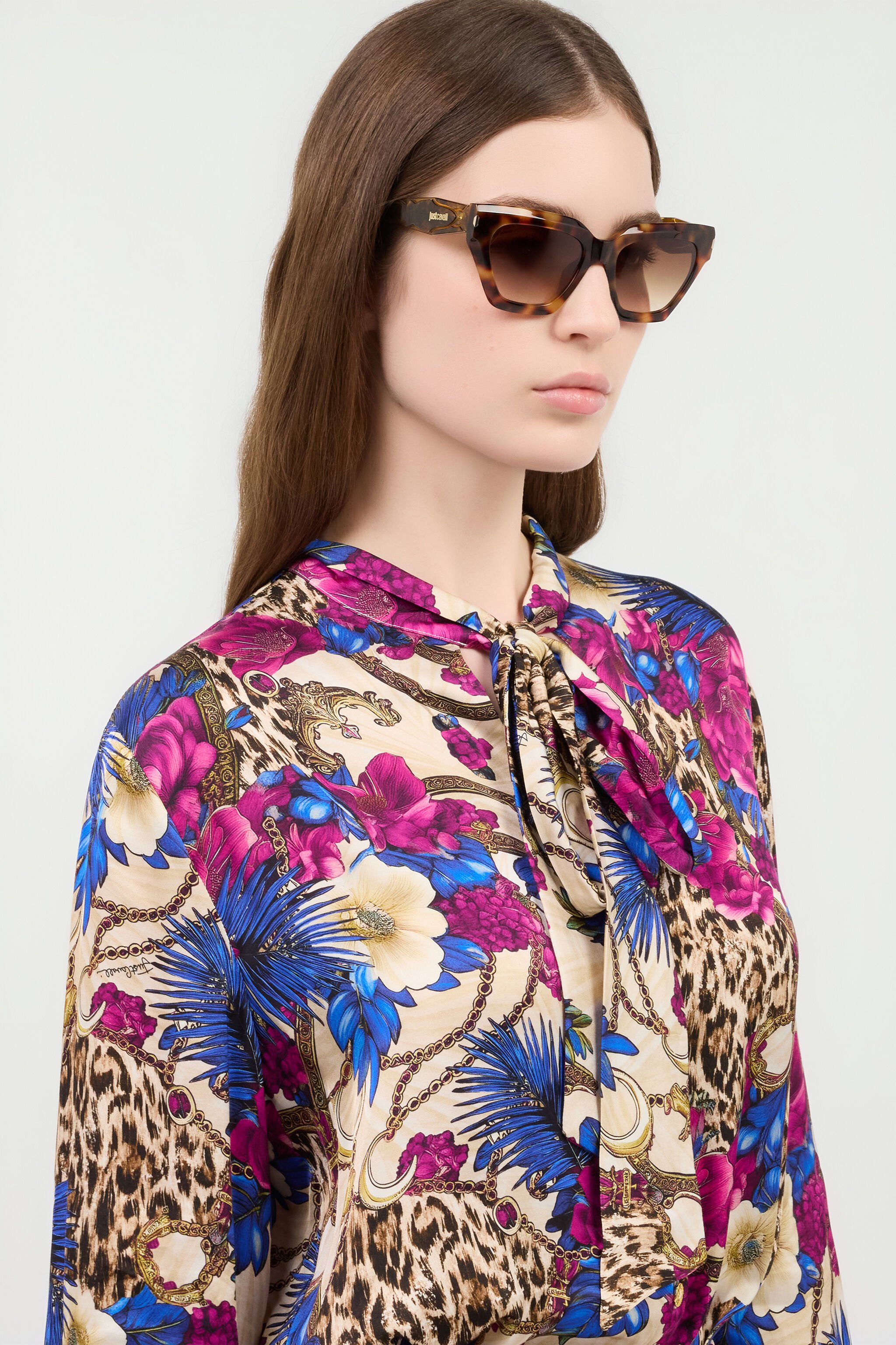 JC Occhiale cat-eye femminile HAVANA VALD20-ID261