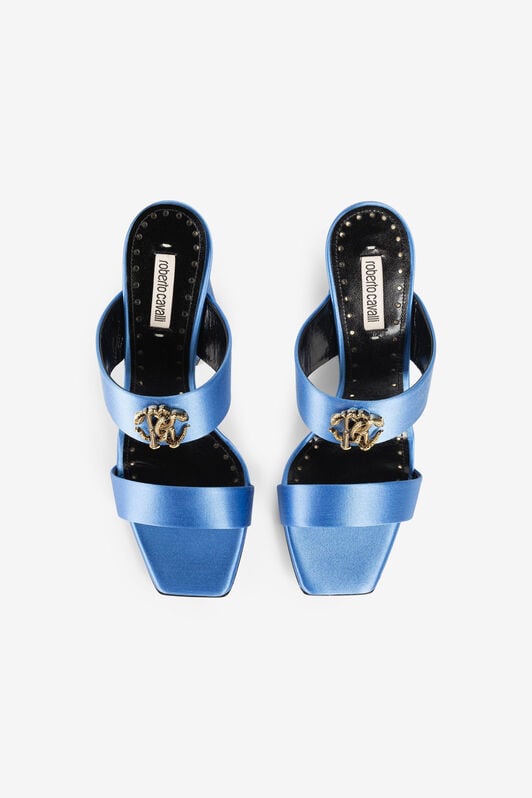 RC 120mm logo-plaque slip-on sandals RC 120mm logo-plaque slip-on sandals Light blue QKS700-SE126