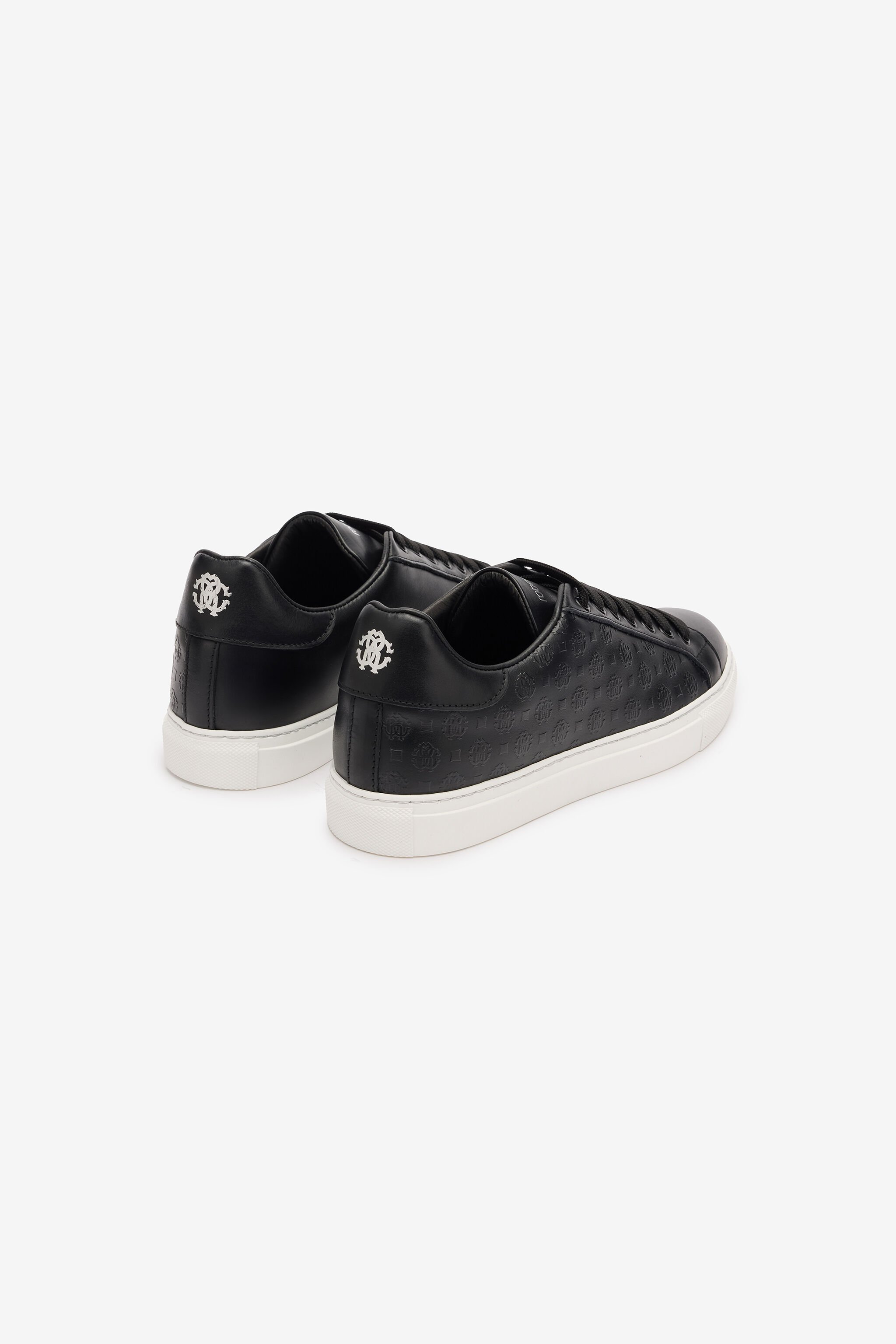 RC Sneakers Con Monogram RC All Over BLACK/SILVER POS01C-PZ085