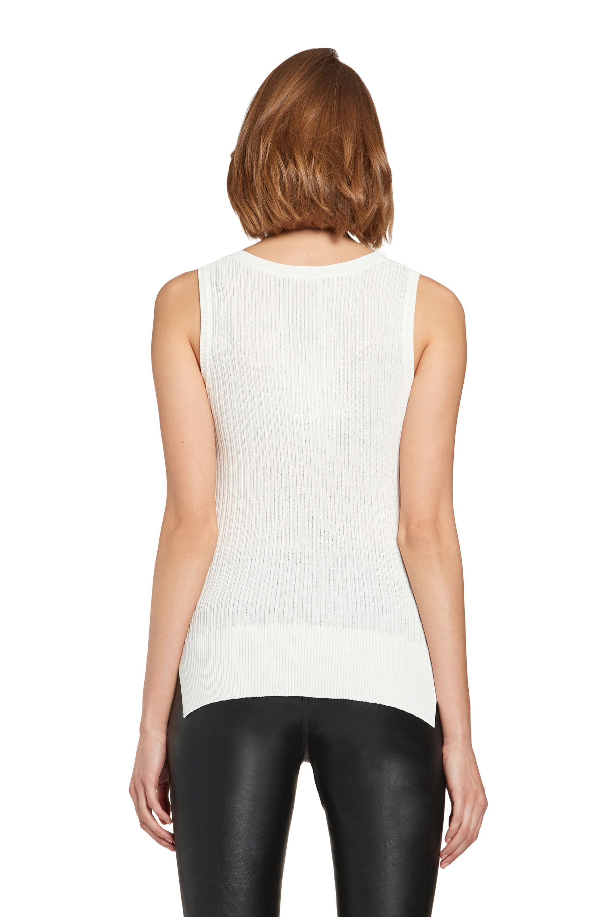 RC Knitted tank top NATURAL WHITE IQM654-MI001