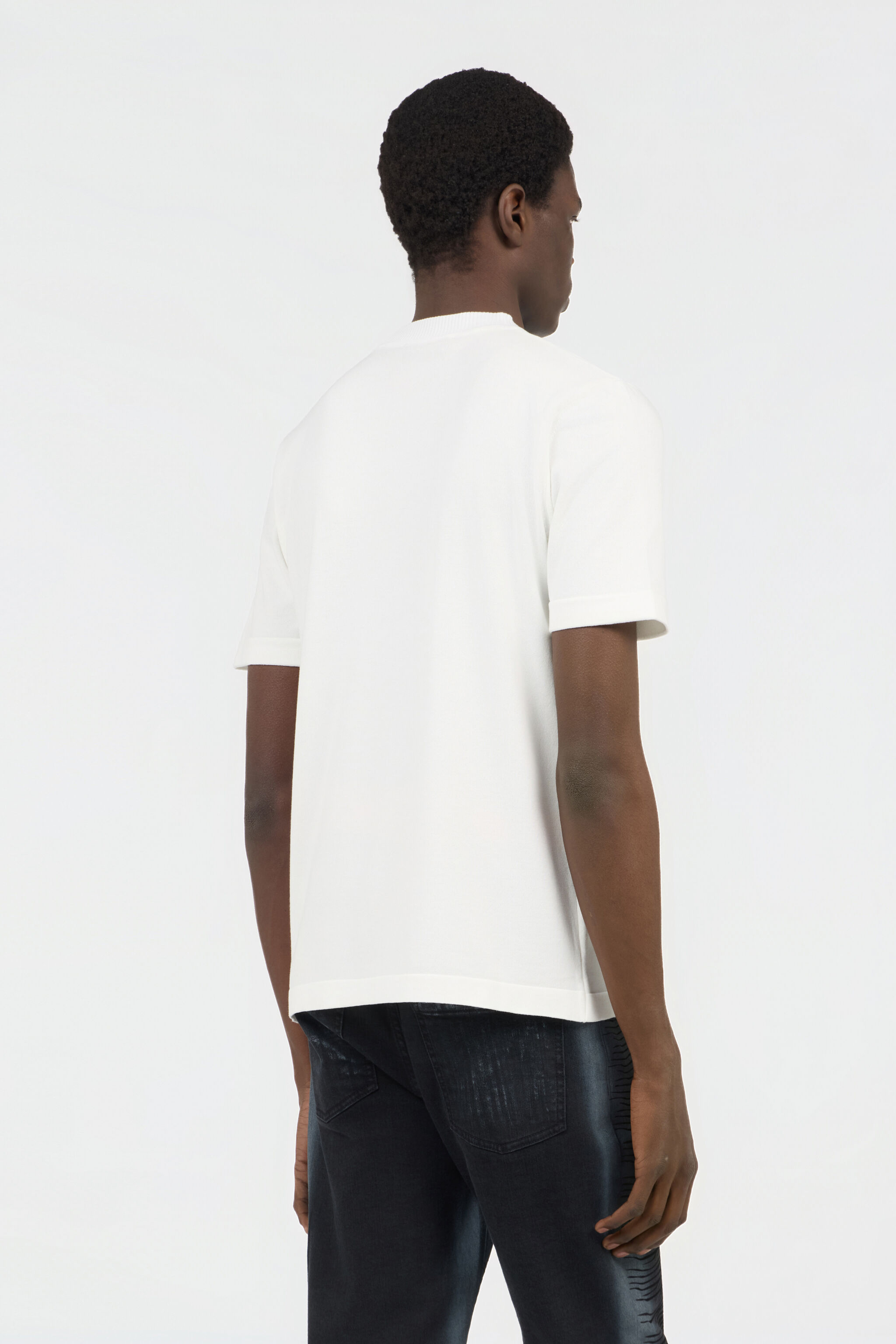 RC Camiseta Blanca Con Placa De Logo WHITE SOT60M-VI044