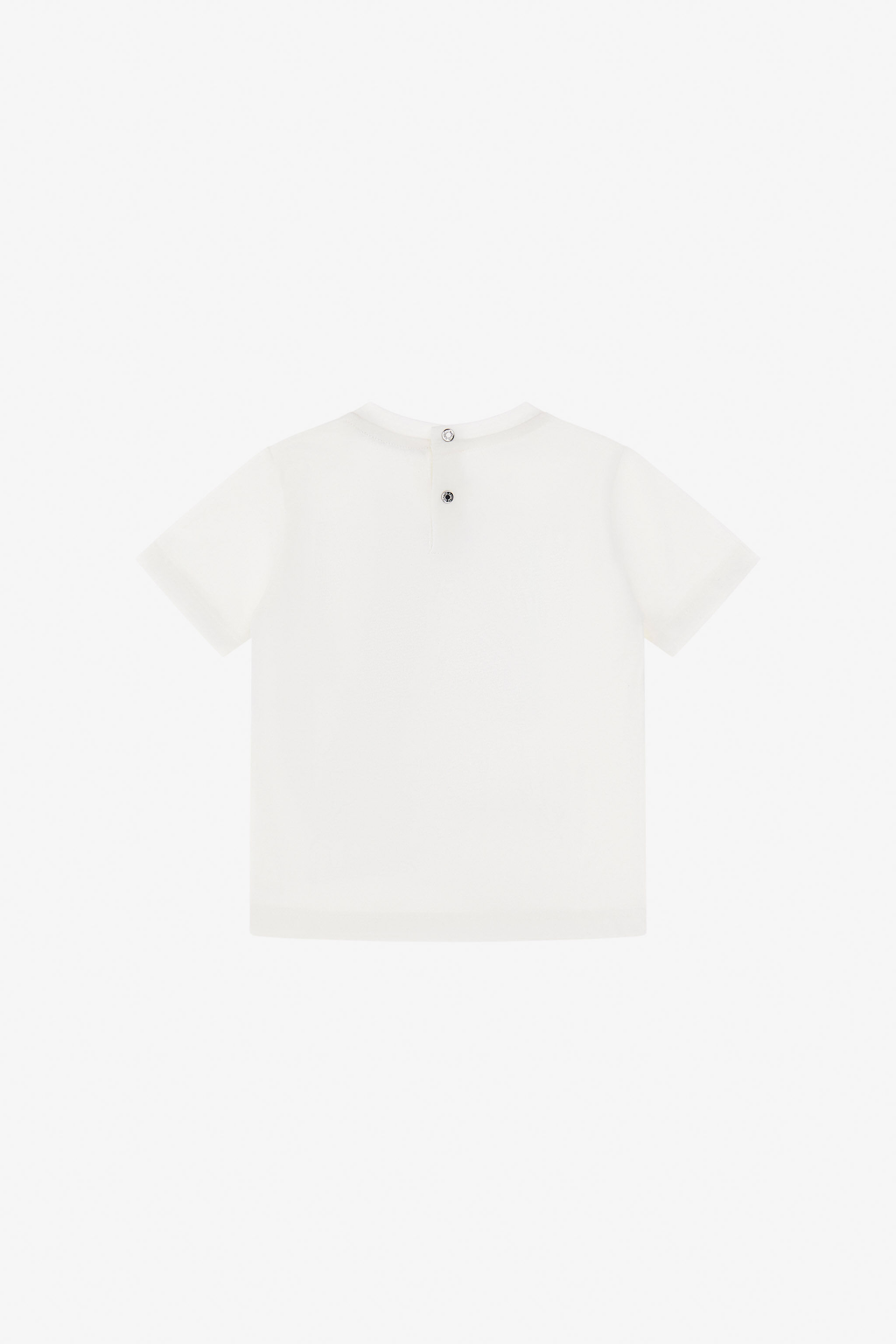 JU Cotton T-Shirt With Print MILKY WHITE TJT632-JD001