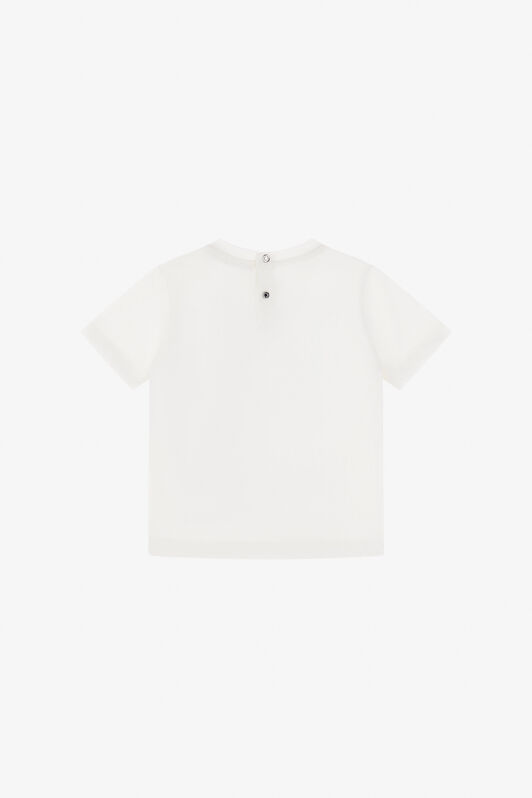JU Cotton T-Shirt With Print JU Cotton T-Shirt With Print MILKY WHITE TJT632-JD001