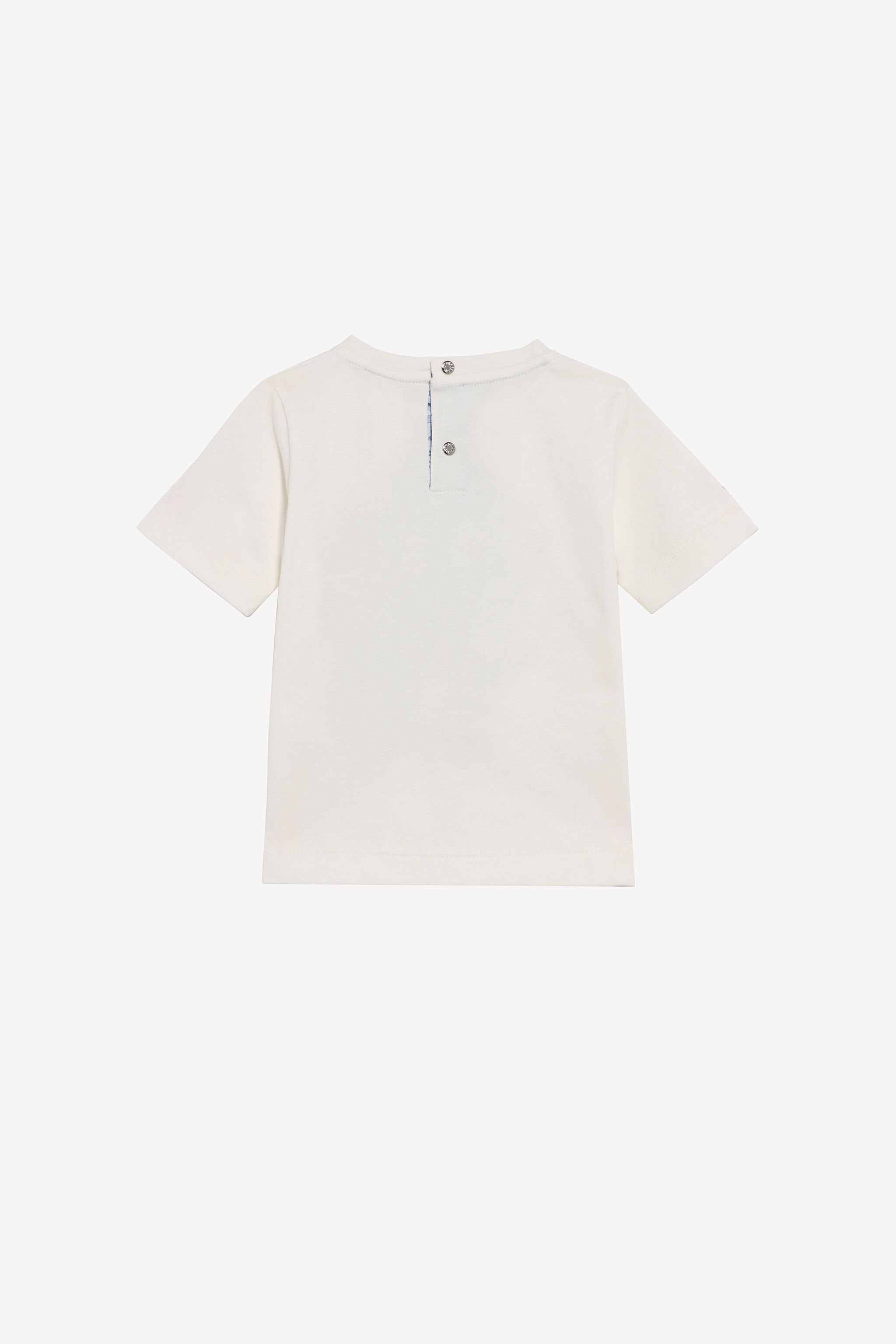 JU Kids T-Shirt With Monogram RC MILKY WHITE TJT647-JD001