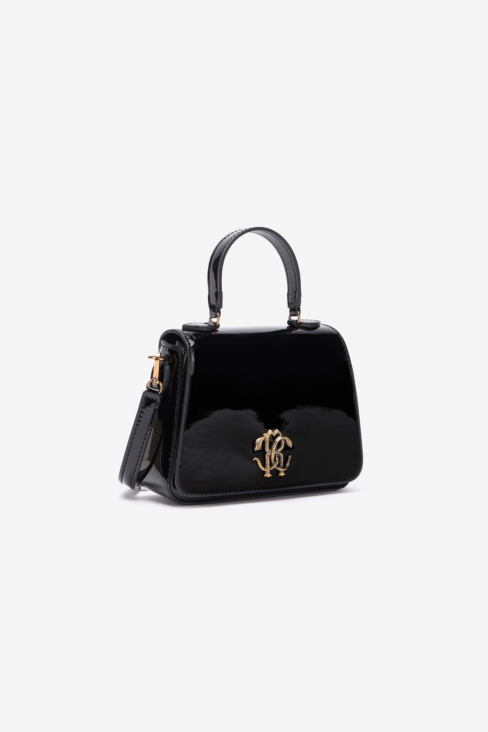 JU Mini Bag Mit Monogramm Mirror Snake BLACK UJB00B-ABJ04
