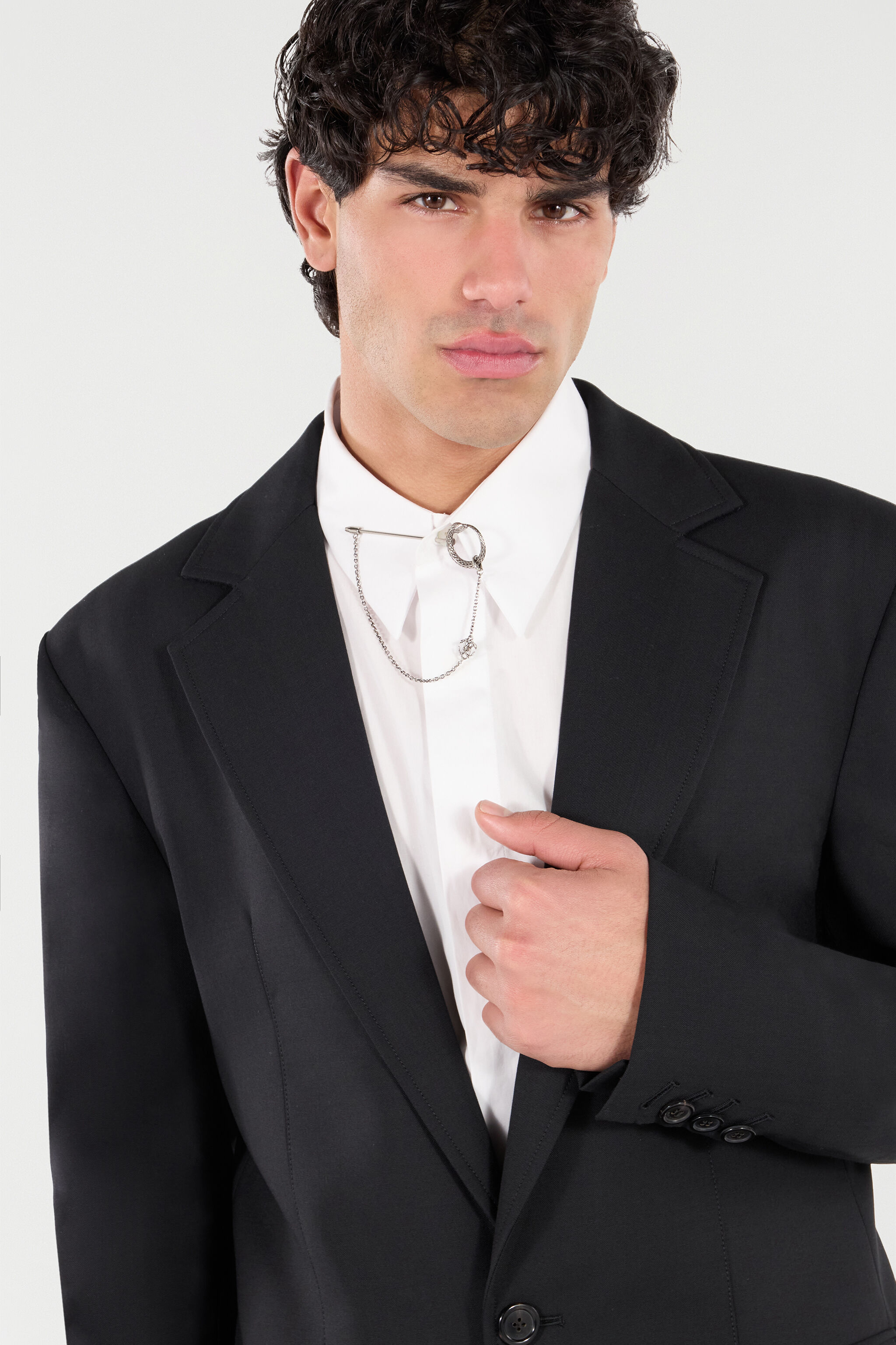 RC Virgin Wool Jacket Black VRT405-VW003